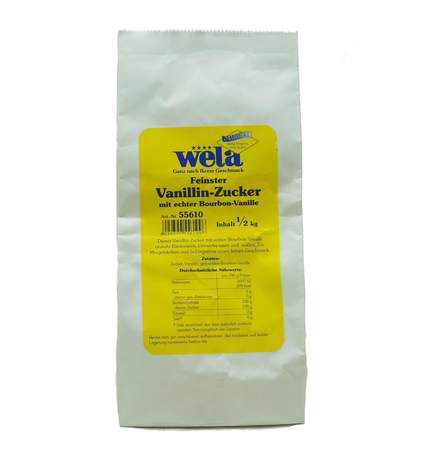 Vanillin sugar with real Bourbon vanilla - wela