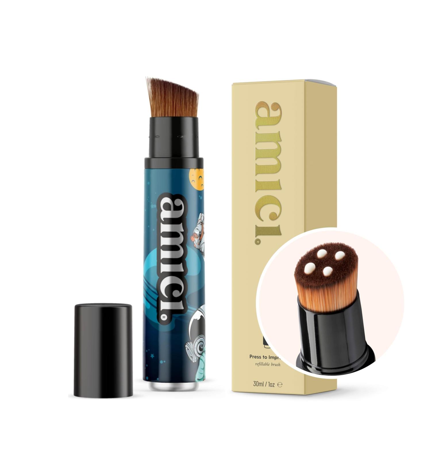 Amici Sun Protection Brush - Space Skater | Complete Brush & Makeup Applicator for Babies Children & Adults | Optimal UV Defense - Buy Online on GoSupps.com