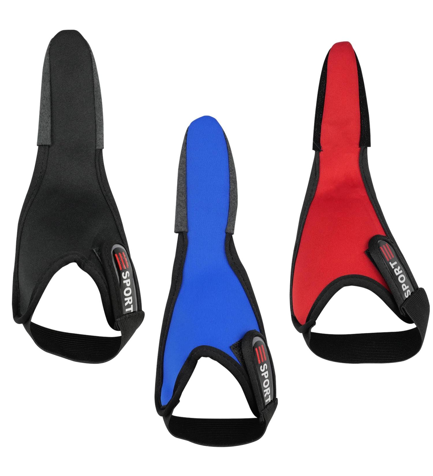 MyTayt 3-Piece Scratch-Resistant Fishing Gloves - Unisex Slide-Resistant Finger Protection for Outdoor Fishing (Red Blue Black) - Buy Online on GoSupps.com