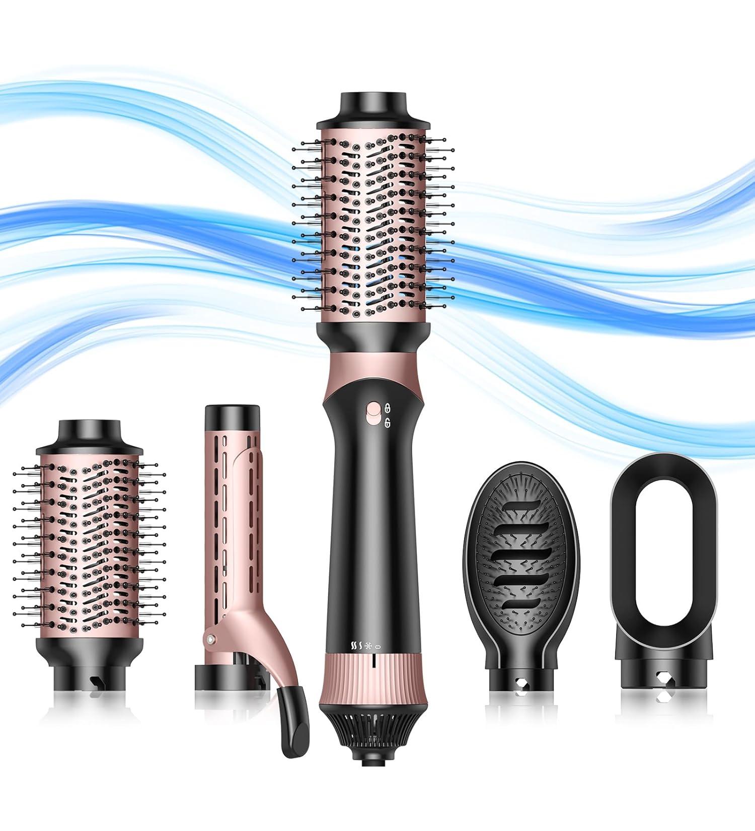 OKWRAP 4 in 1 Hair Dryer Brush - Black - Buy Online on GoSupps.com