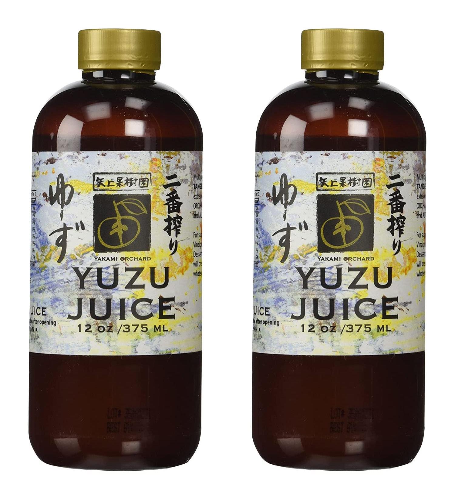 Yakami Orchard Japanese Yuzu Juice 12oz (2 Pack) - 100% Pure & Authentic - Buy Online on GoSupps.com