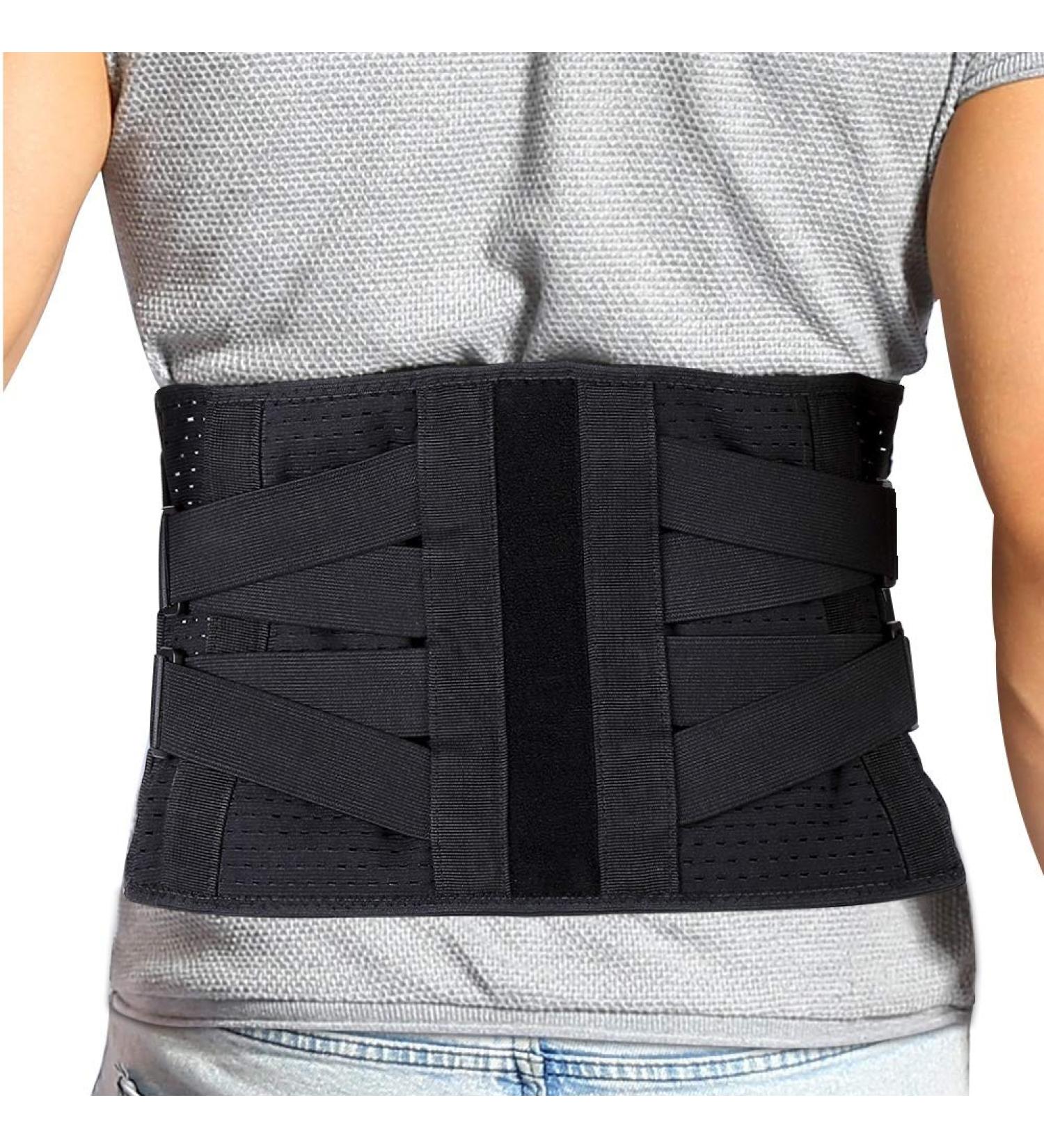 Adjustable Waist Support Belts for Men & Women - Double Pressure Breastfeeding & Lumbar Support with Breathable Mesh Design - Buy Online on GoSupps.com