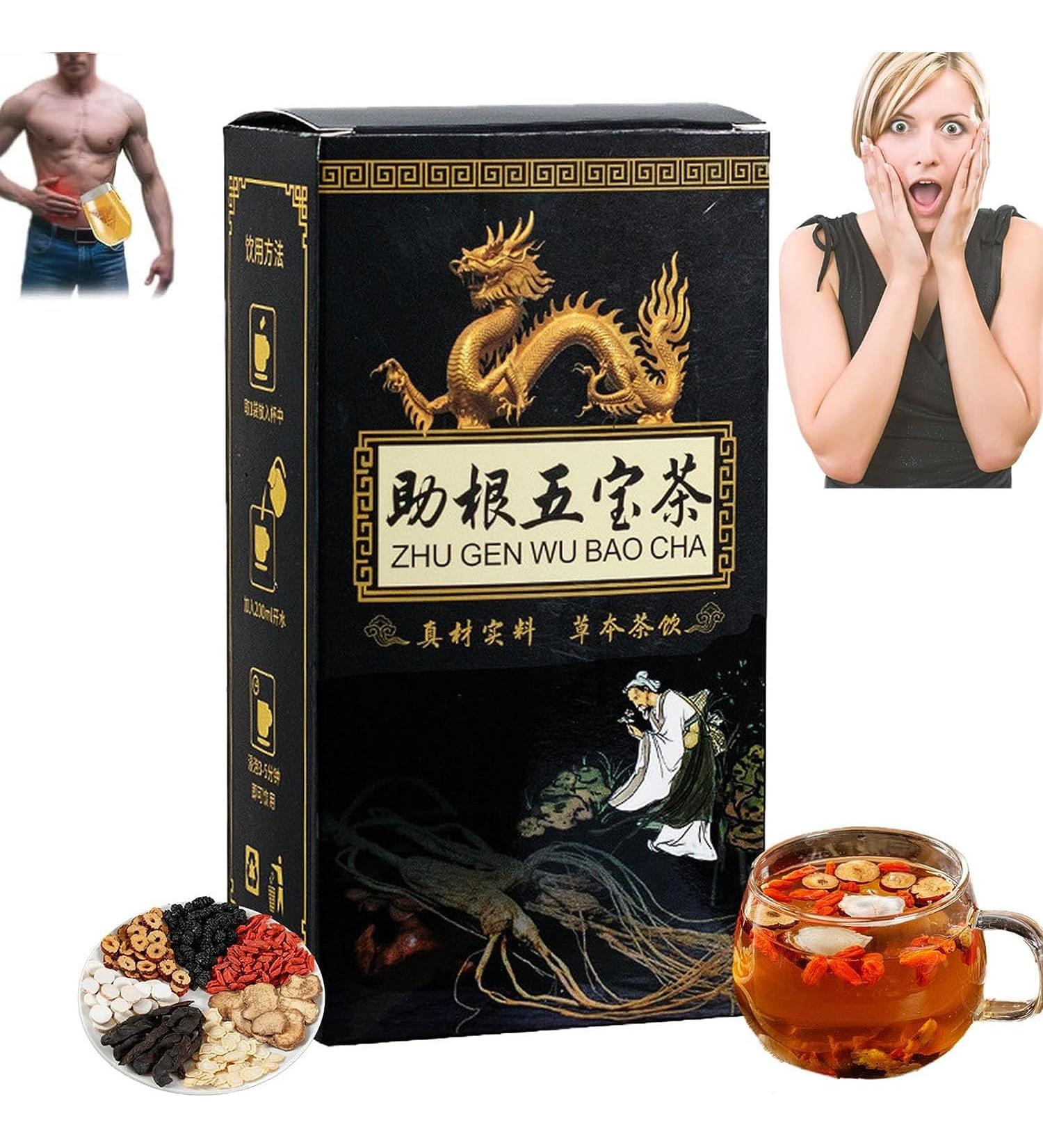 Ginseng Five Treasures Tea Kidney Tea Kidney Tea Formula Ginseng Five Treasure Tea Men s Essentials Kidney Tea Chinese Kidney Care Tea Liver and Kidney Care Tea for Men (1 Box) - Buy Online on GoSupps.com