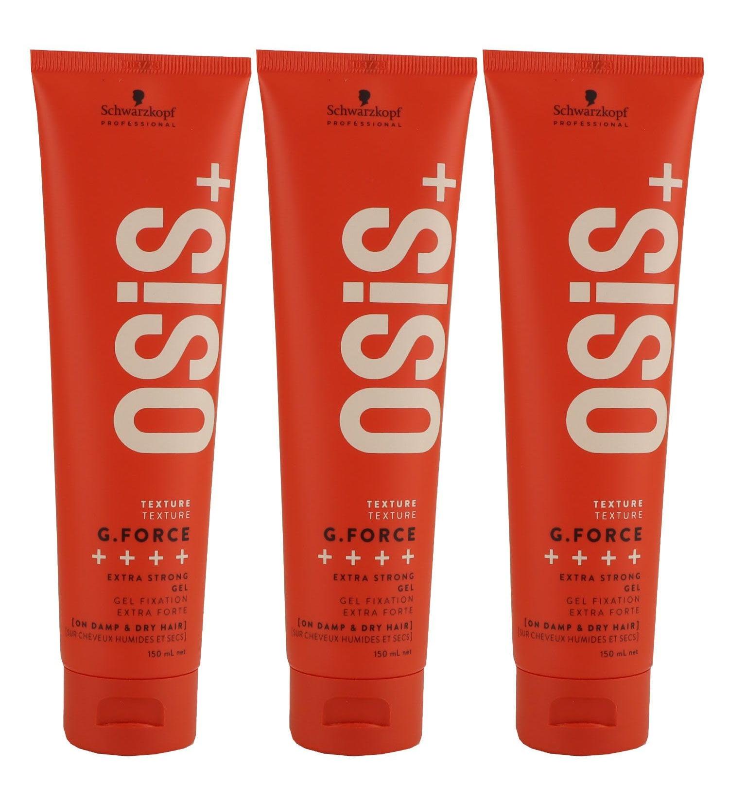 Schwarzkopf Osis Texture G.Force Styling Gel 150ml Pack of 3