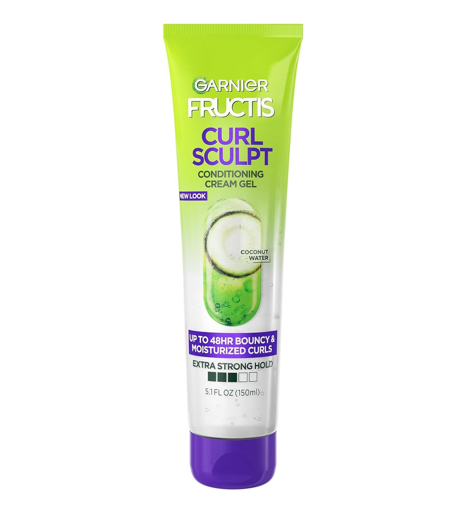 Garnier Fructis Curl Sculpt Conditioning Cream Gel 5.1 oz - Define & Nourish Curls - Buy Online on GoSupps.com