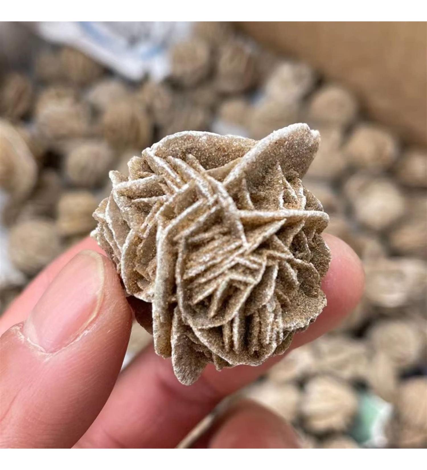 FACSER Natural Crystal Rough Natural Crystal Rough Natural Desert Rose Raw Crystal Stone Decor Home Decoration (Size : 60-80g) - Buy Online on GoSupps.com