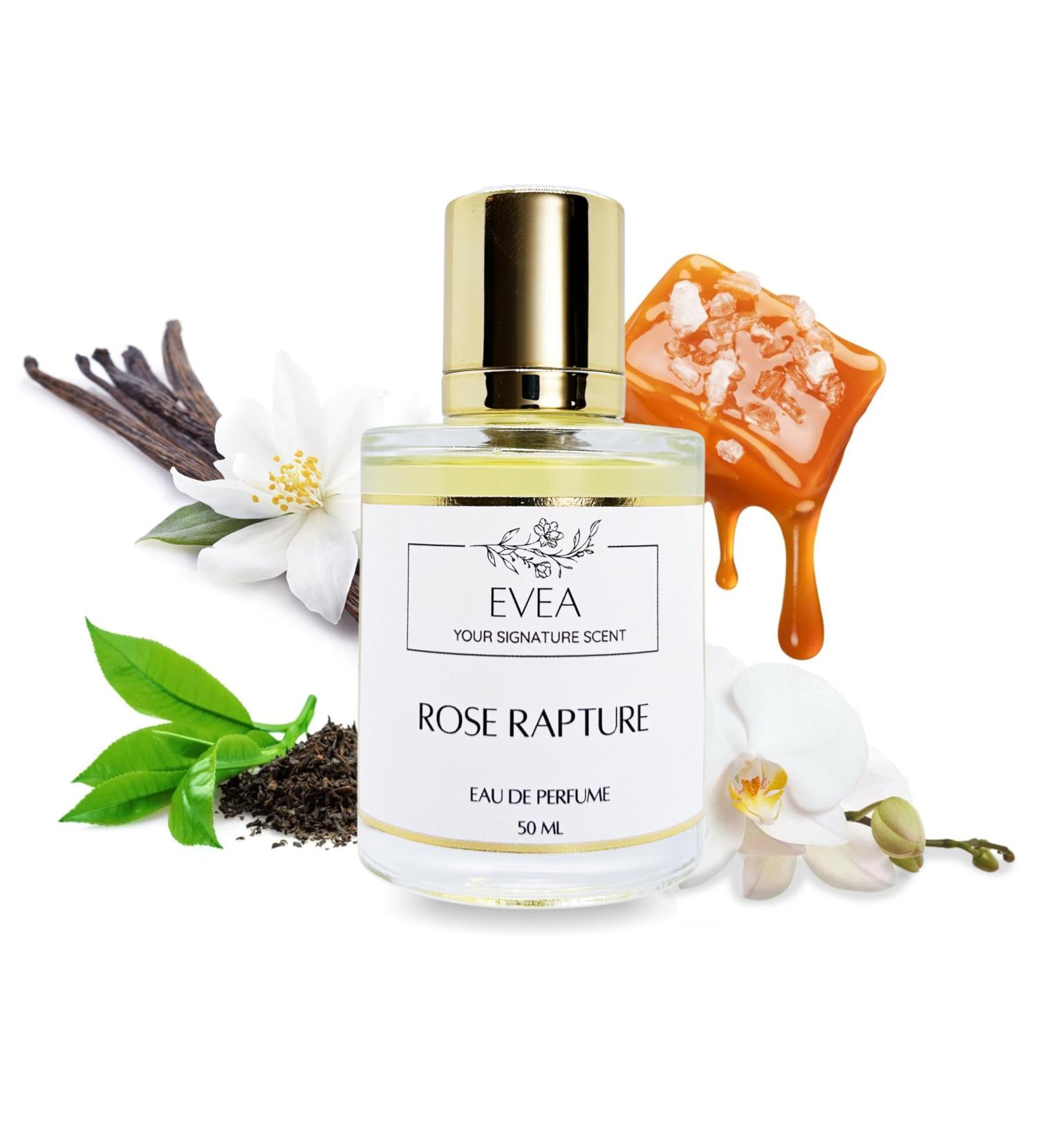 EVEA - Eau de Parfum - Rose Rapture - Inspired by Victor&Rolf's Flowerbomb' - Luxury Floral & Woody Perfume with Peony Rose Paraben Free Vegan Fragrance for Women - 50ml Spray | 1.7 fl. oz - Buy Online on GoSupps.com