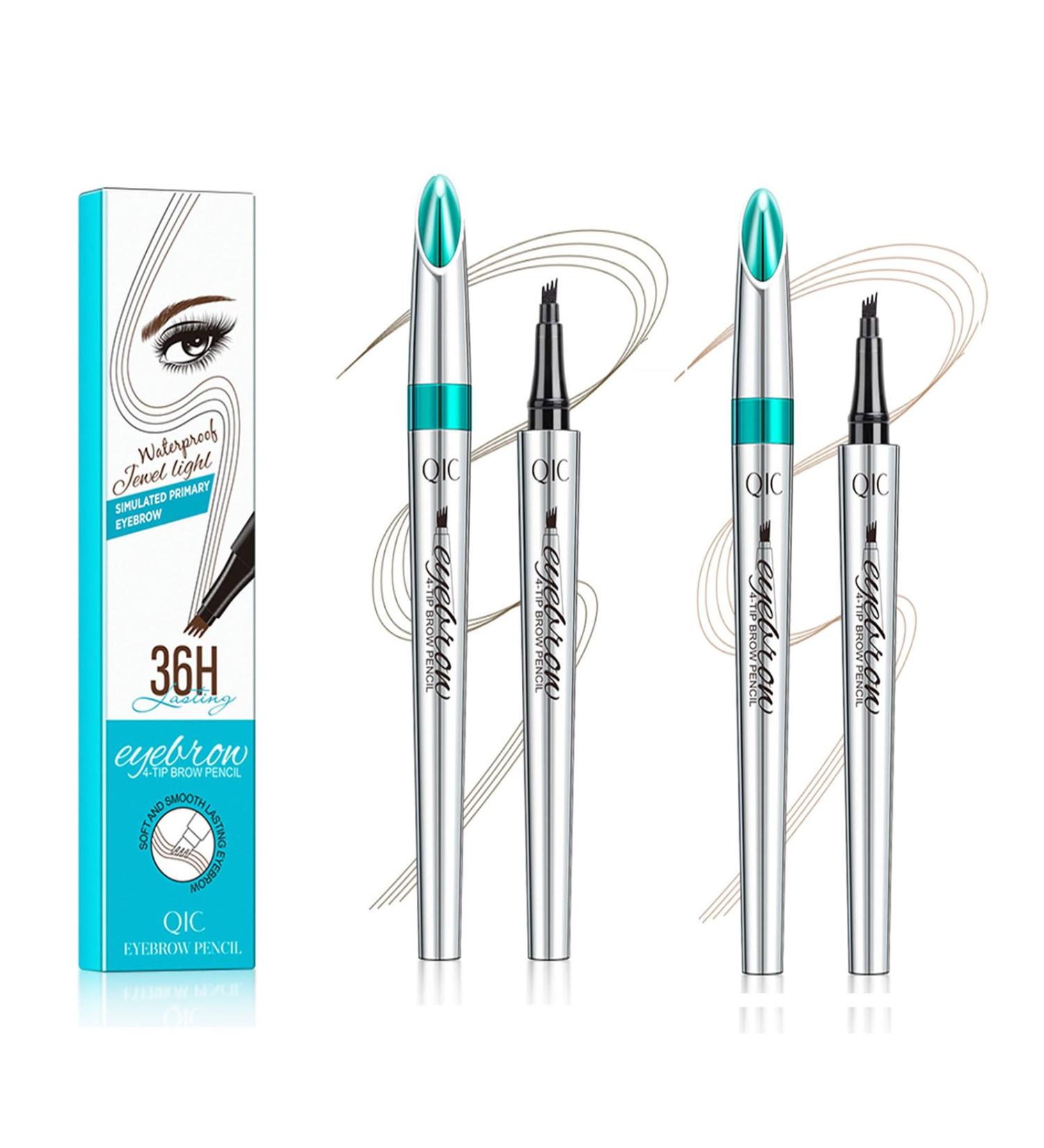 sylbx 2Pcs 3D Waterproof Eyebrow Pencil Eyebrow Pencil Liquid Eyebrow Pencil Makeup Eyebrow Pencil Eyebrow Pencil Liquid Eyebrow Pen Waterproof Pencil - Buy Online on GoSupps.com