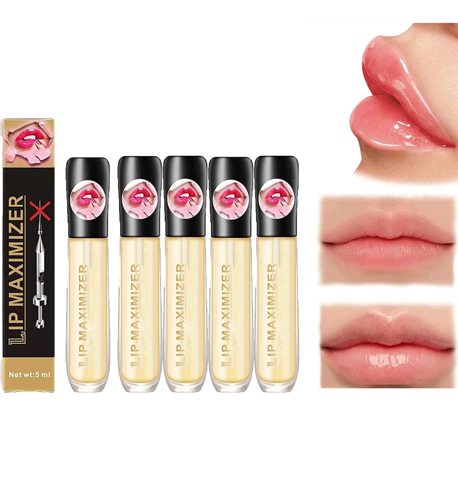 Lot de 5 repulpeuses l vres hyaluroniques - S rum repulpant instantan pour les l vres - limine la s cheresse et les rides - Am liore la brillance repulp e - Buy Online on GoSupps.com