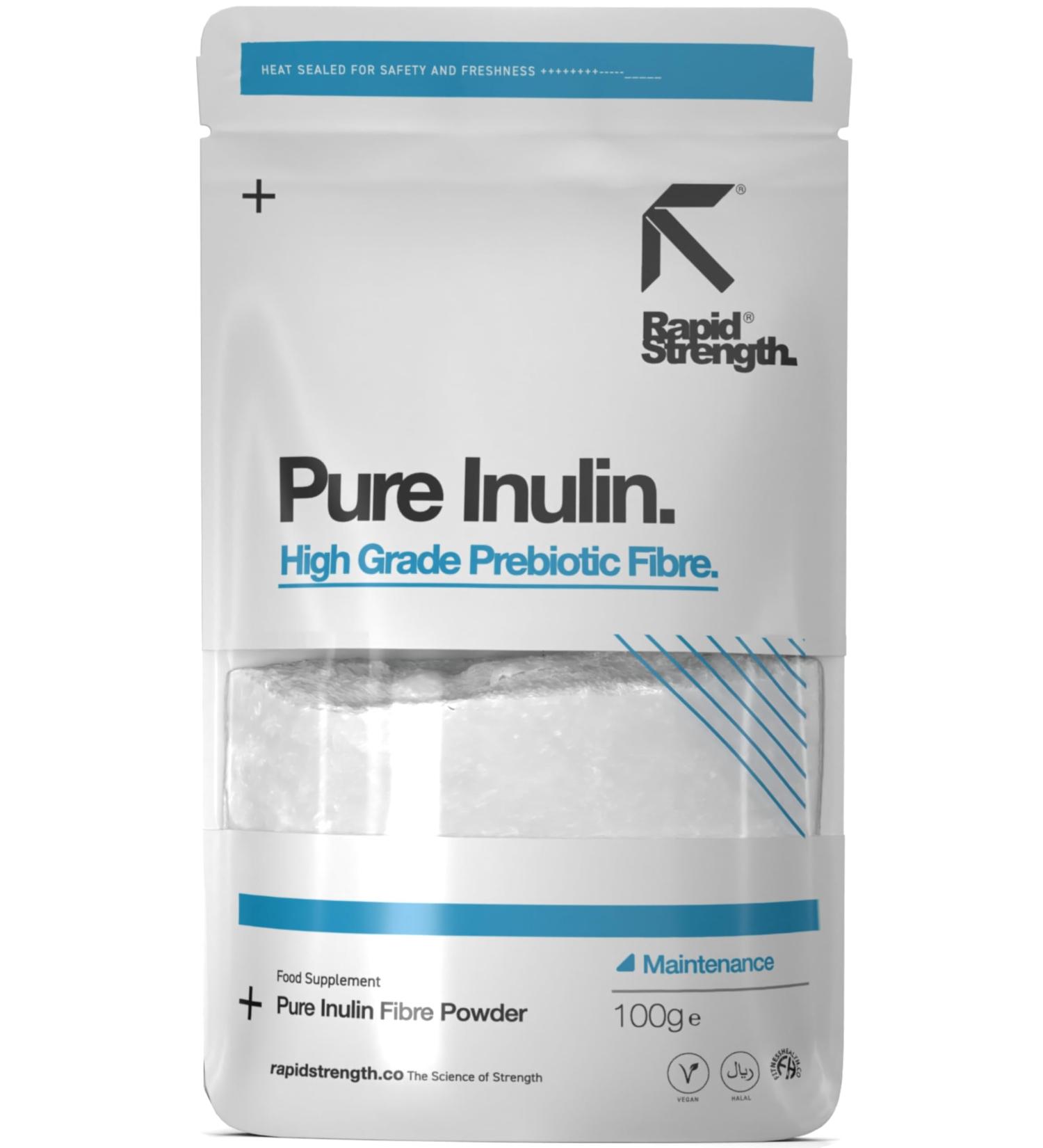  Rapid Strength Pure inulin fiber 100g | 85% fiber per serving - Buy Online on GoSupps.com