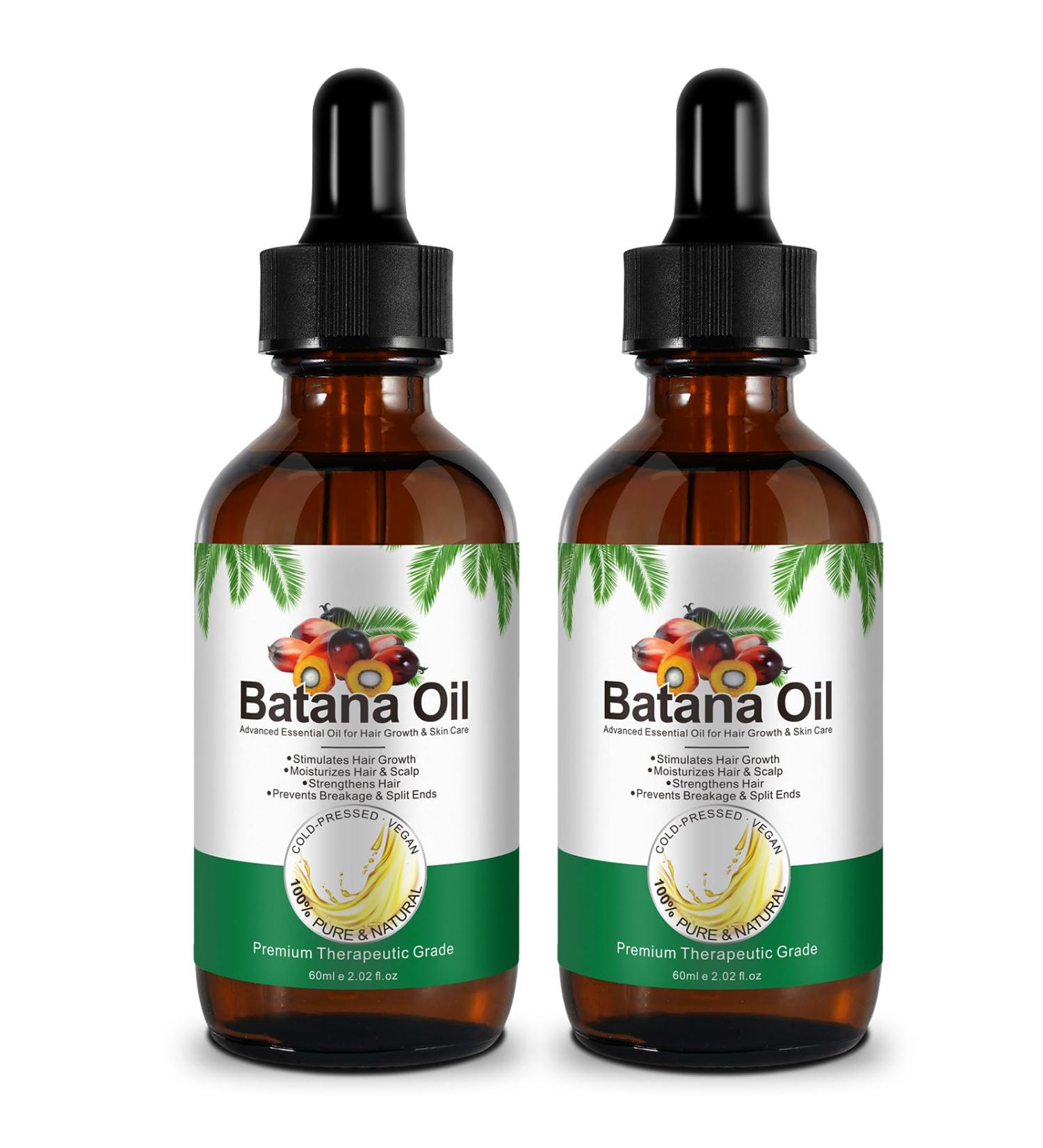 AIQIUSHA Batana Oil for Hair Growth - 100% Organic Cold Pressed 120ML | Pure Essential Massage Oil for Hair Skin & Eyelashes - Anti-Aging Benefits - Buy Online on GoSupps.com