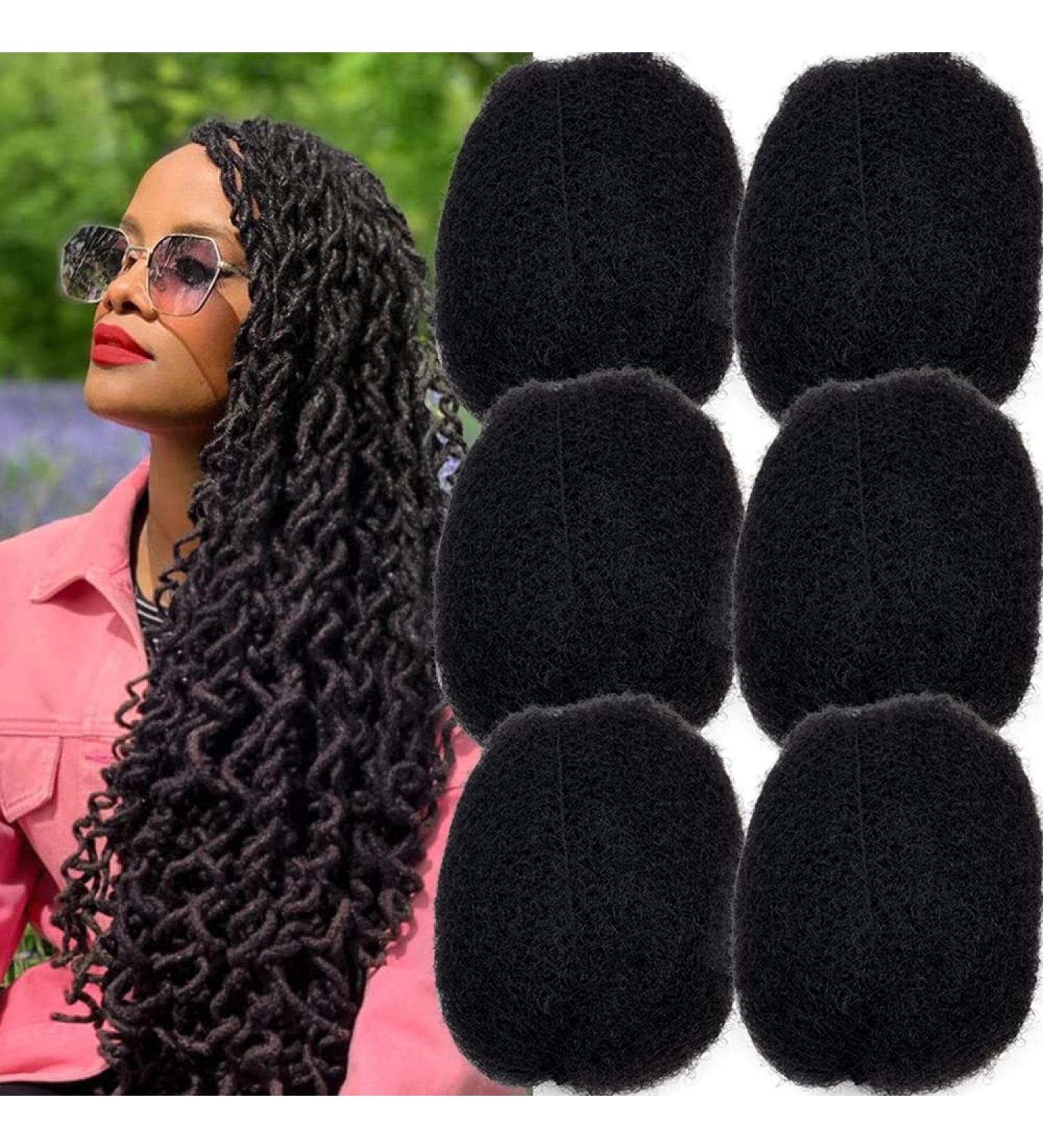 Loose Afro-Echo Hair - 6 Pieces Natural Black Dreadlock Repair & Braiding - Color & Bleach Friendly - 20.3 cm - Buy Online on GoSupps.com