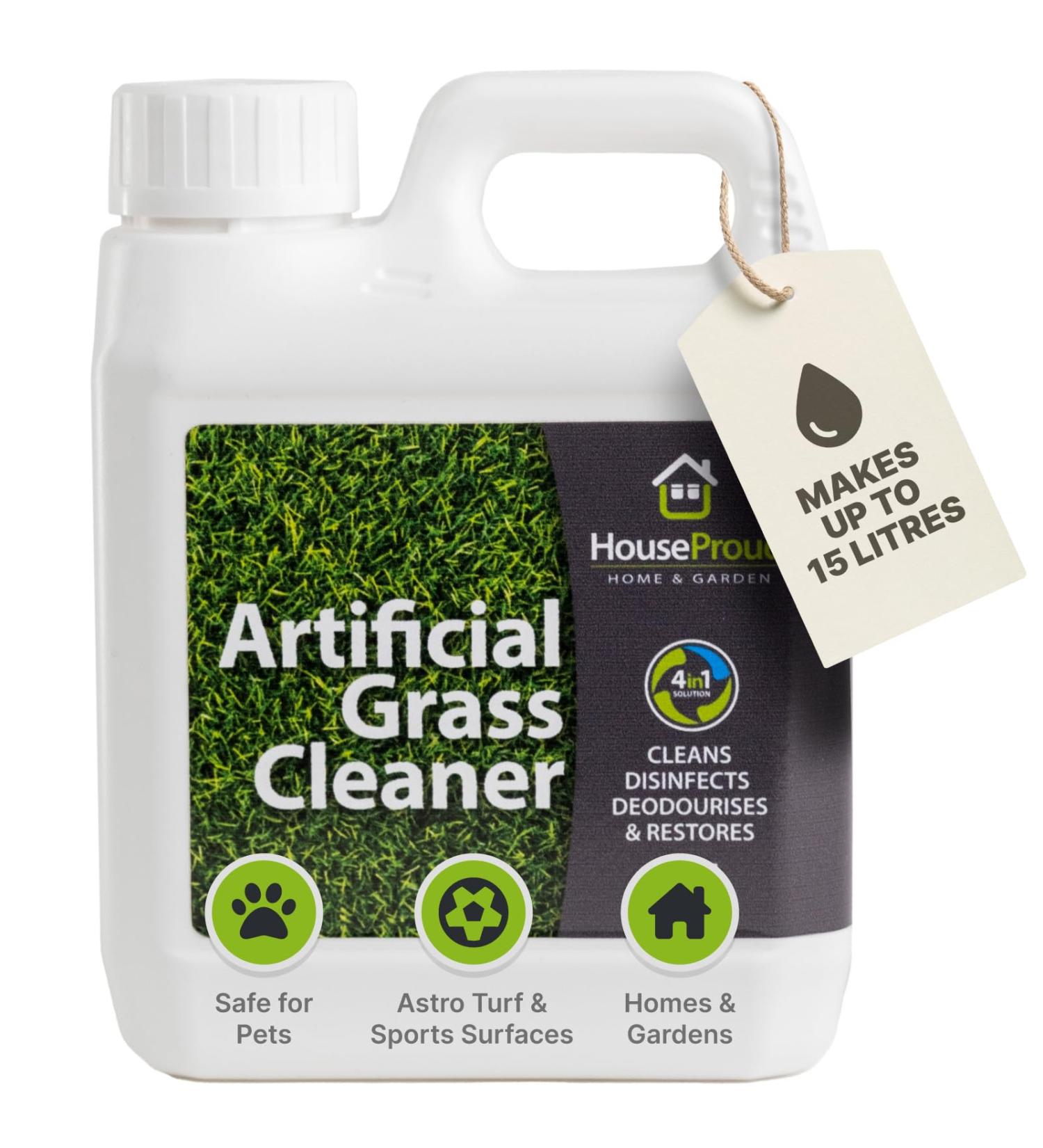 HouseProud 4in1 Artificial Grass Cleaner - Super Concentrated Formula - 15L Makes Apples orchard Fragrance - Pet Safe - Buy Online on GoSupps.com