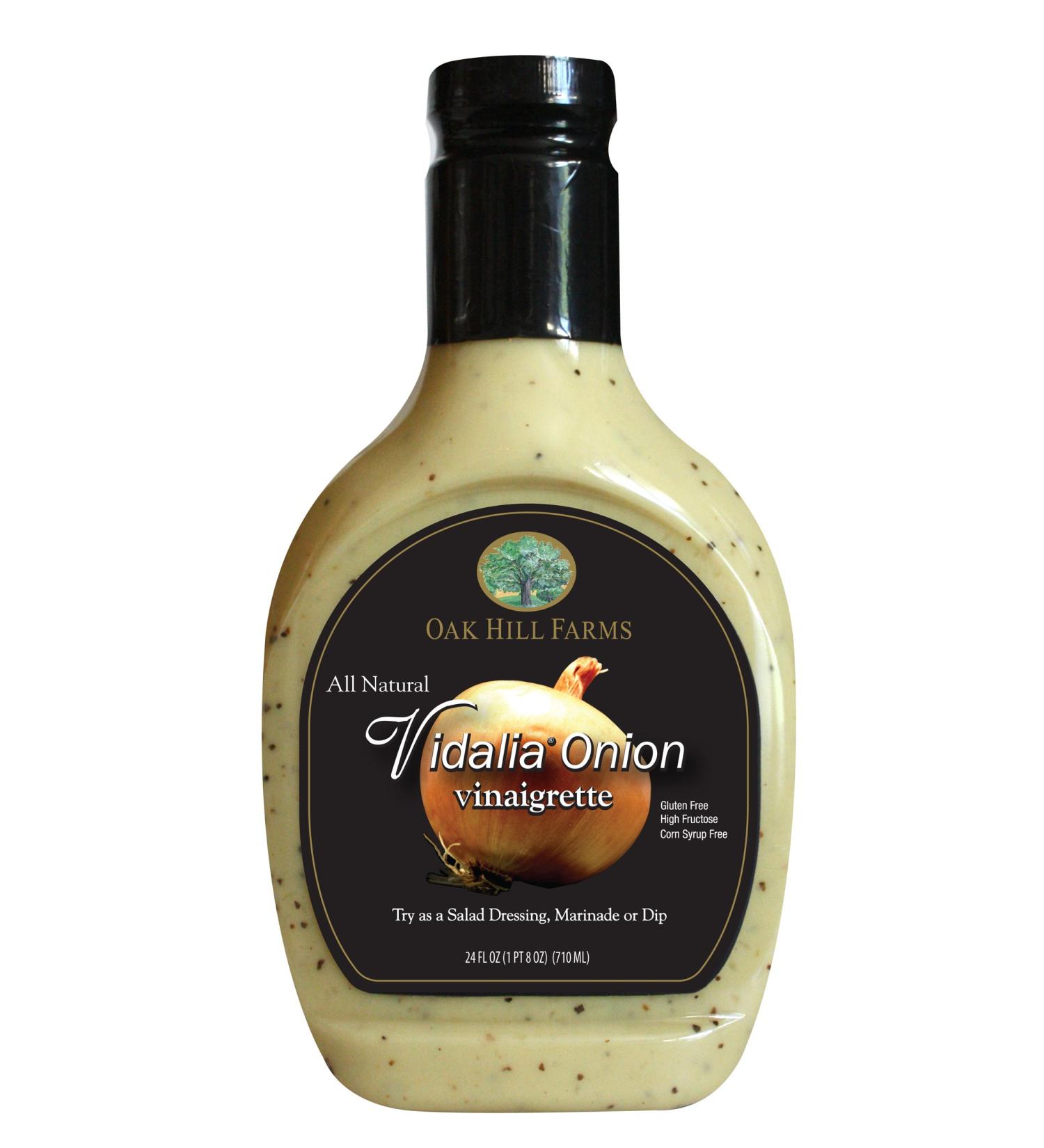 Oak Hill Farms Salad Dressings Vidalia Onion Vinaigrette 24 Ounce (Pack of 6)