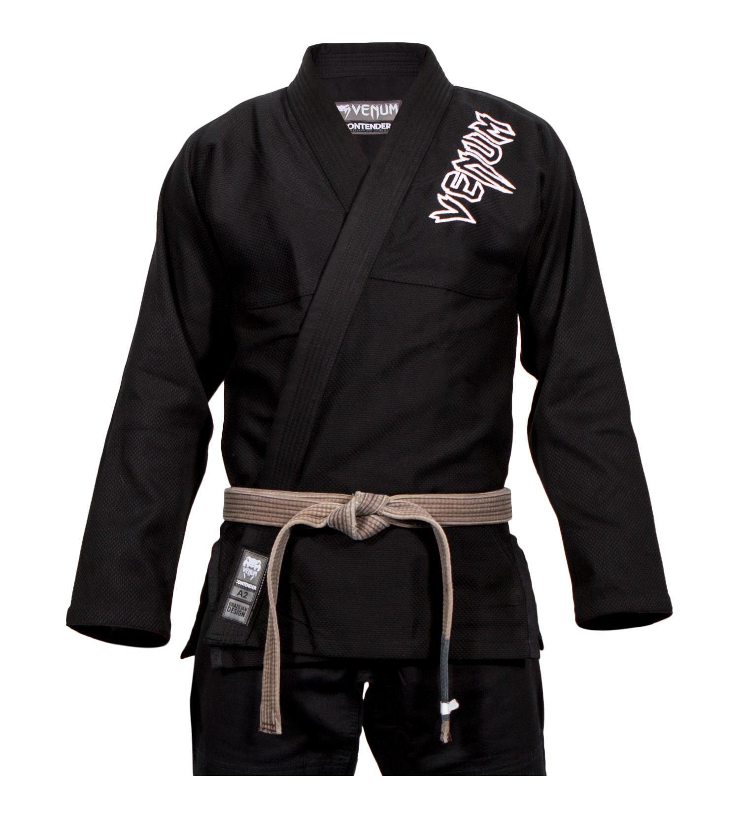 Venum Contender 2.0 BJJ Gi Black 2 - Top Quality Brazilian Jiu-Jitsu Uniform - Buy Online on GoSupps.com