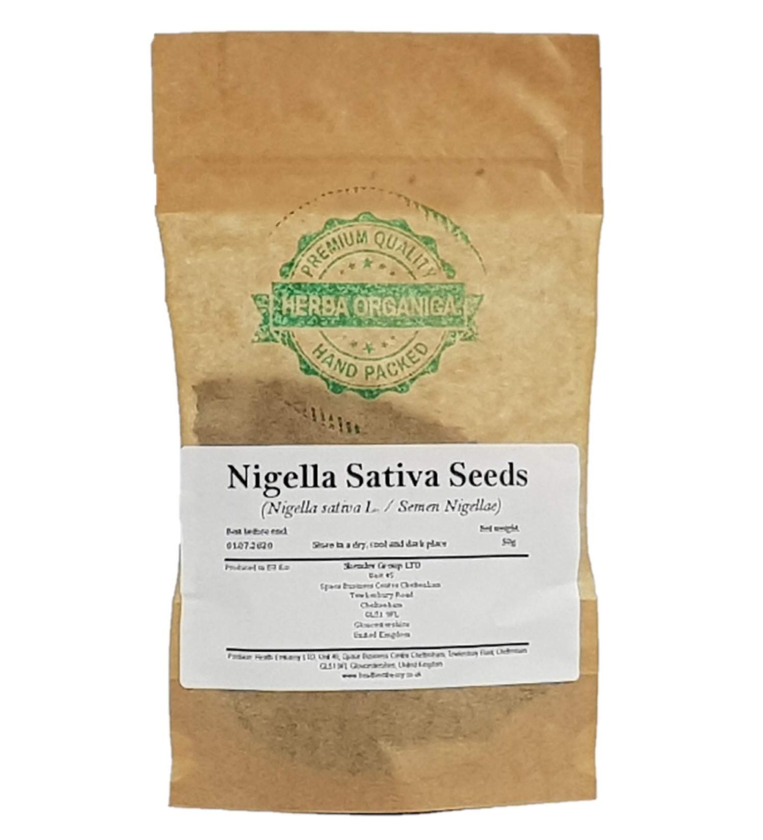 Nigella Sativa Seeds - Nigella Sativa L - Graines de Cumin Noir # Herba Organica # (50g) - Buy Online on GoSupps.com