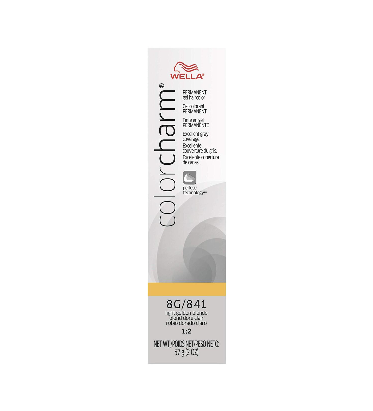Wella Color Charm Gel Haircolor 8G Light Golden Blonde - Long Lasting Gelfuse Technology for Gray Coverage - Buy Online on GoSupps.com