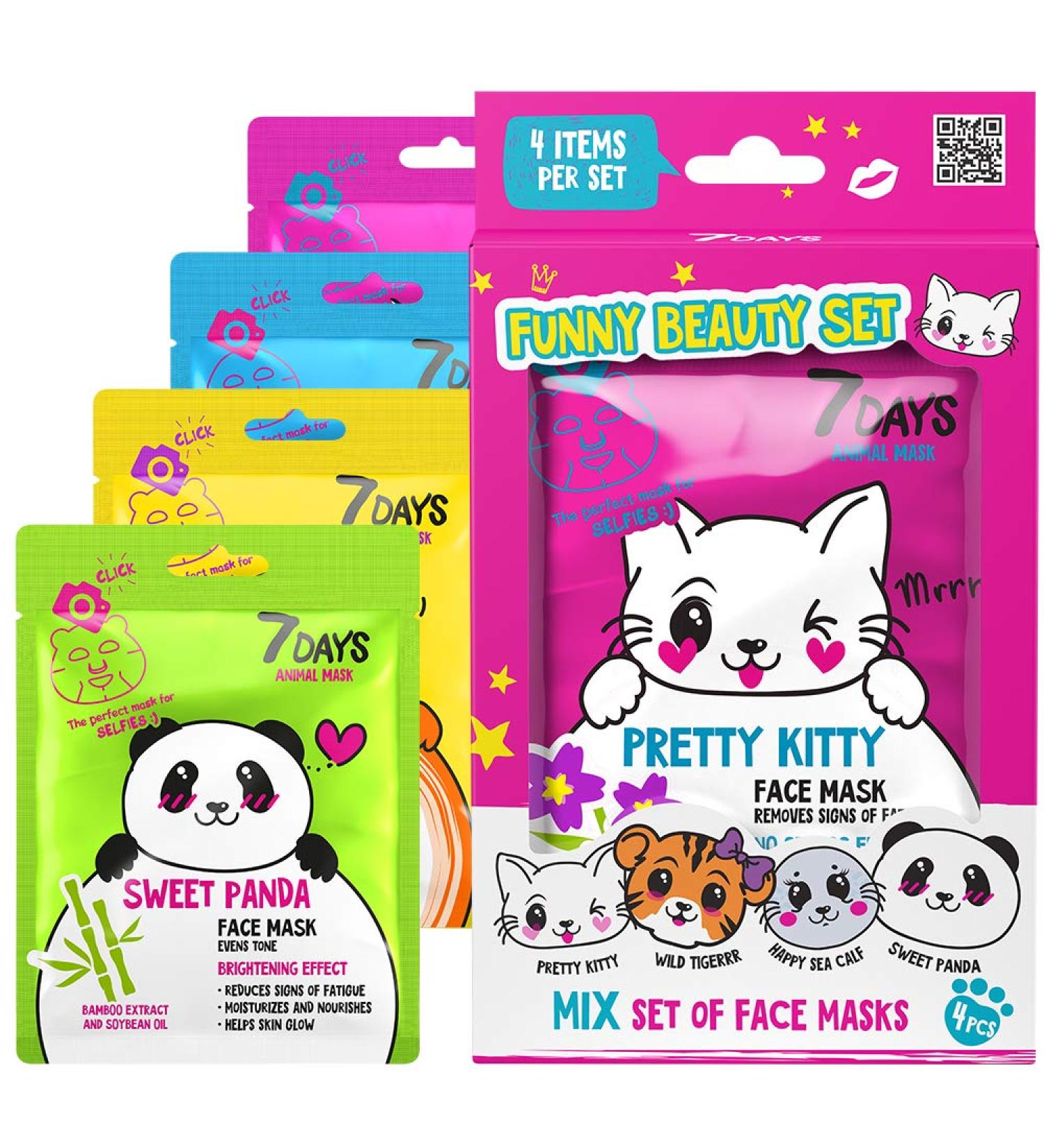 7Days Skin Care Gift Set - Moisturizing Leaf Masks for Women | Calming & Refreshing Face Mask Set - Buy Online on GoSupps.com