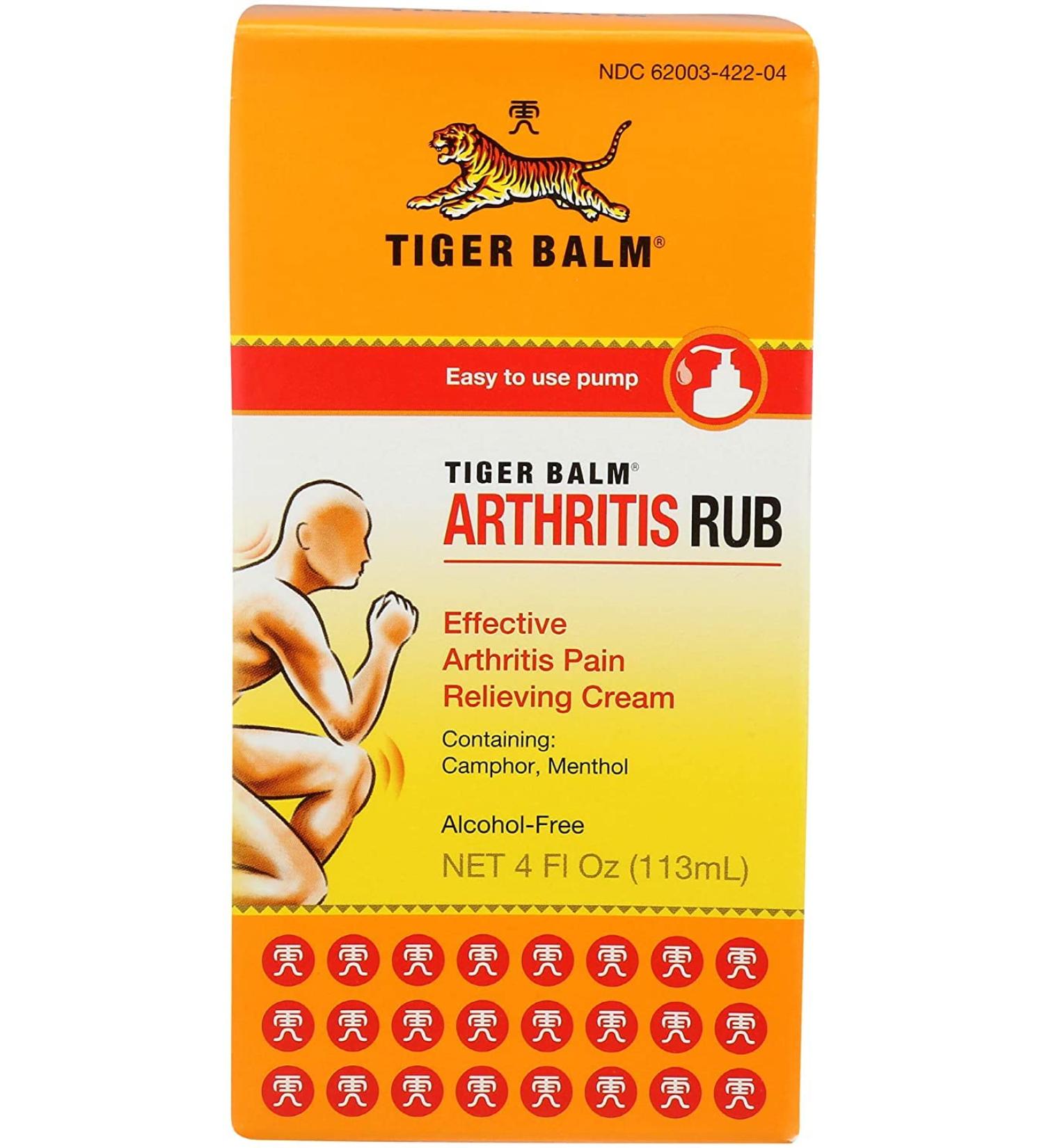 Buy Tiger Balm Arthritis Rub - Fast International Shipping | Pain Relief & Muscle Relaxant - Buy Online on GoSupps.com