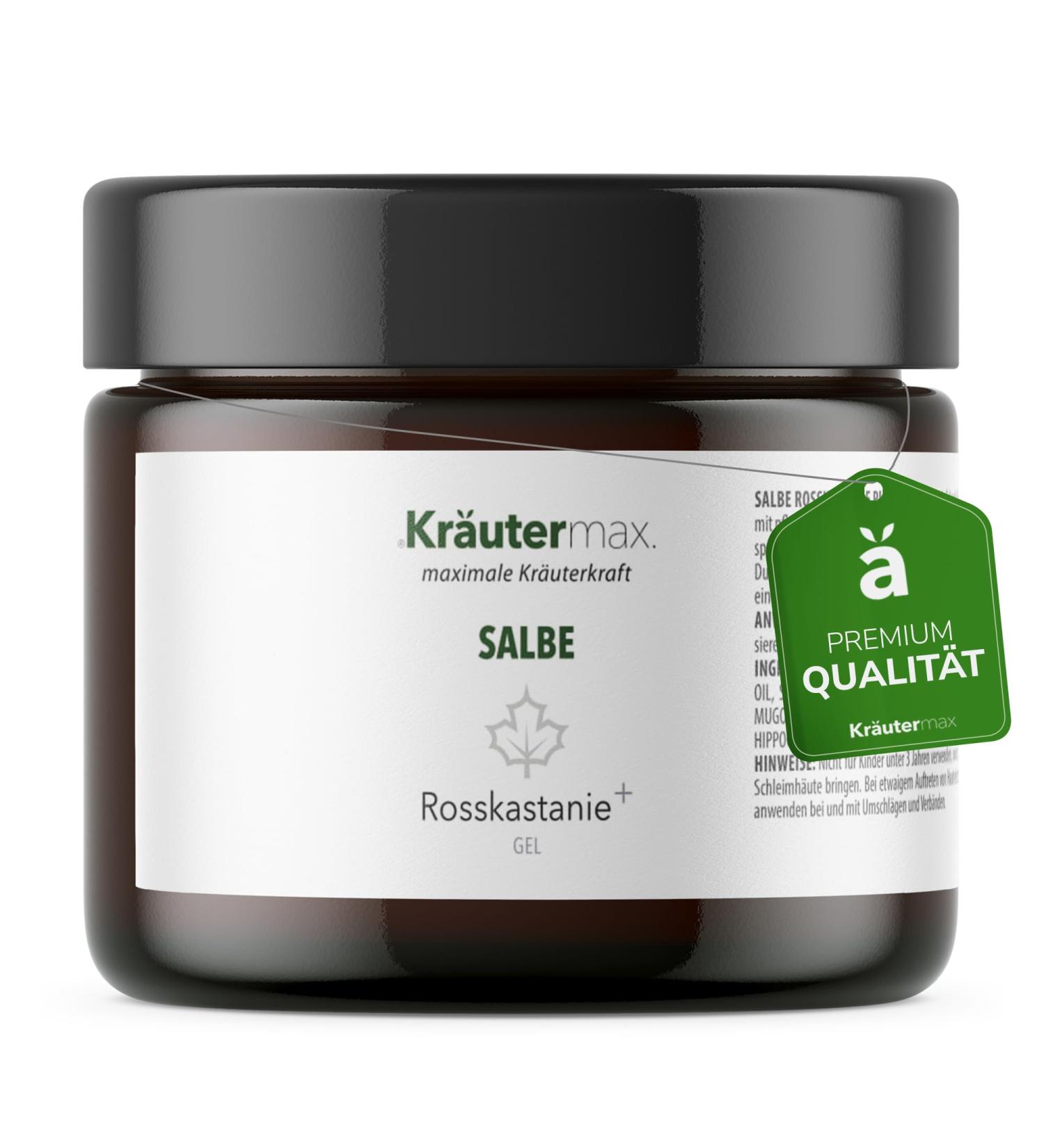 Horse Chestnut Ointment Gel - High Dose Extract for Legs | Cooling Relief - 3 x 100 ml | International Shipping Available - Buy Online on GoSupps.com