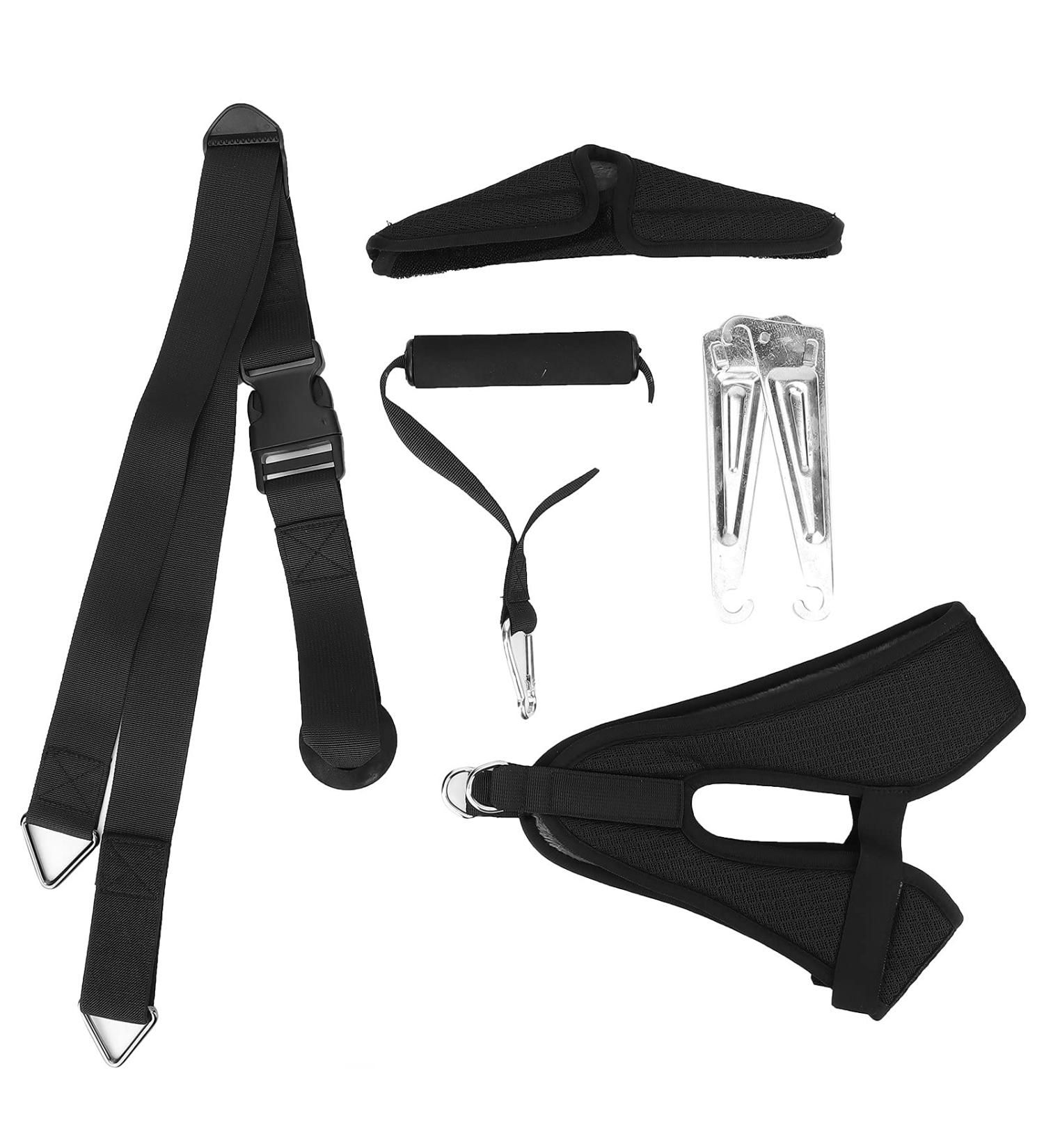 Neck Traction Device Household Cervical Vertebra Traction Stretcher Portable Neck Stretcher Hammock Over Door for Neck Pain Relief Neck Sling - Buy Online on GoSupps.com