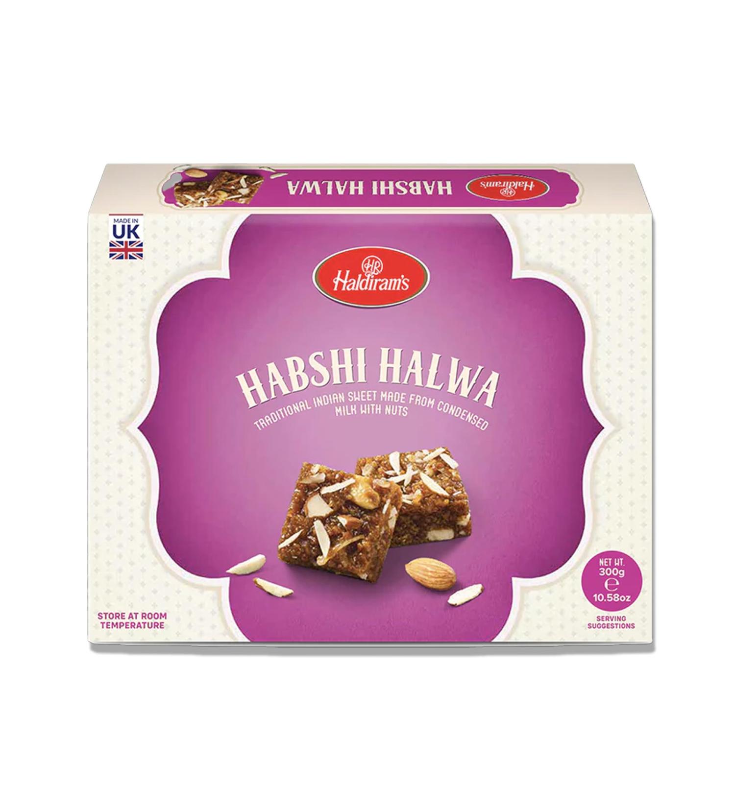 Haldiram's Habshi Halwa | 300g (Pack of 3) | Dessert | Sweet Gifts | Festival | Celebrations | Popular Indian Sweets - Buy Online on GoSupps.com