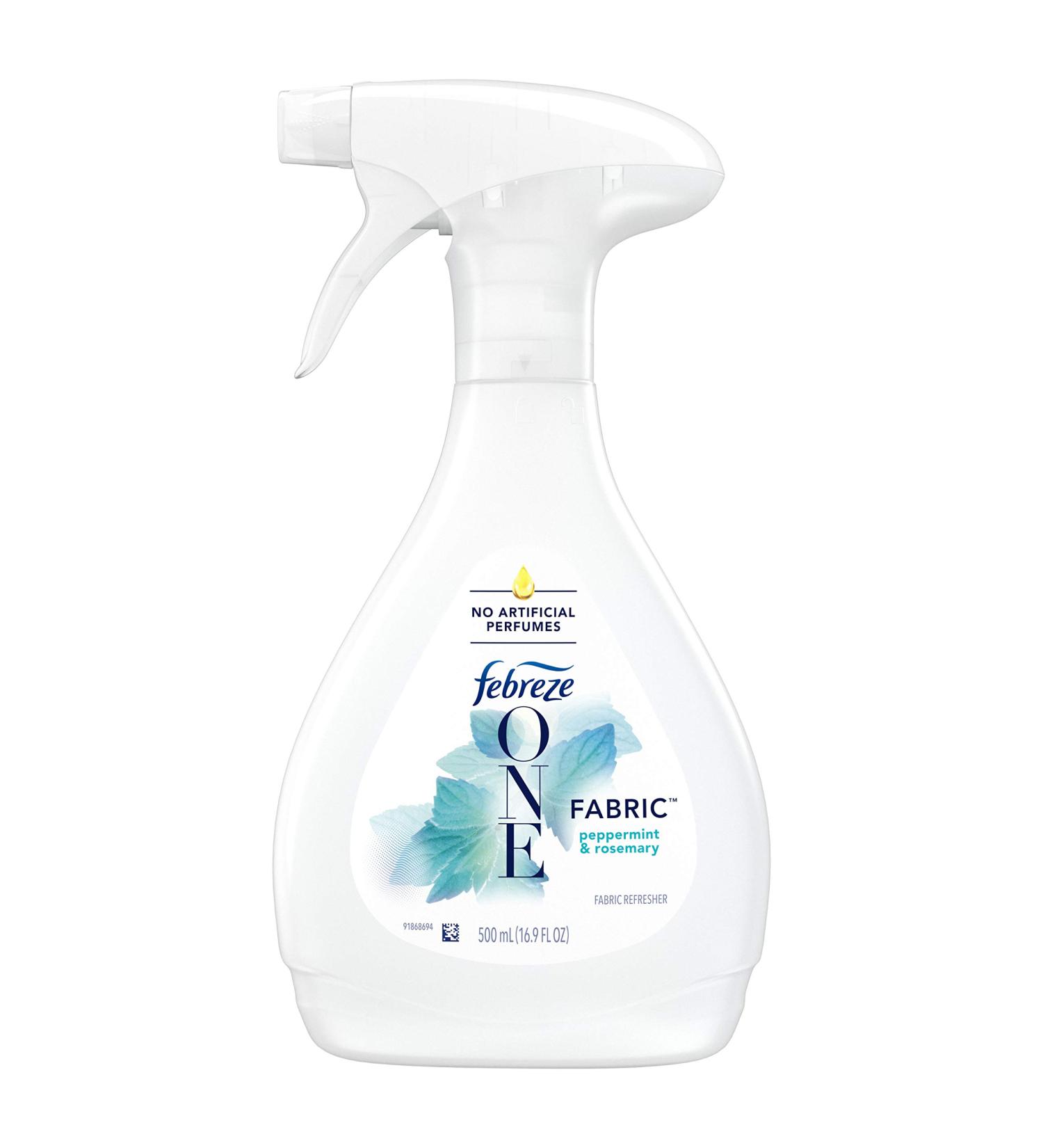 Febreze One Fabric Refresher - Peppermint & Rosemary 16.9 Oz | Eco-Friendly Odor Eliminator for Home & Fabrics - Buy Online on GoSupps.com