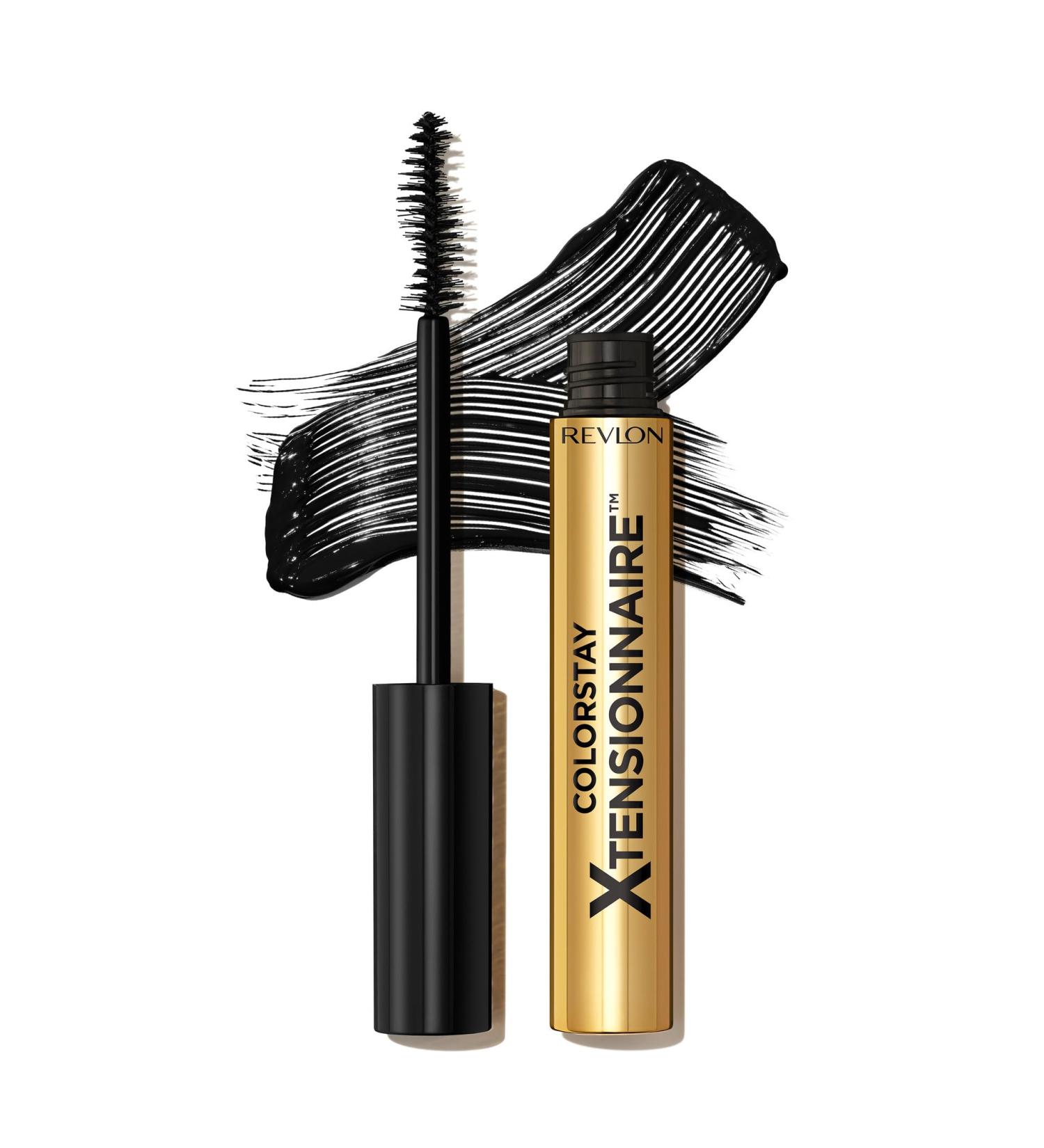 Revlon ColorStay extended length mascara 2in1 serum and mascara product extra light fibers for 2x longer eyelashes enriched with provitamin B5 does not cut 2018 Blackest Black