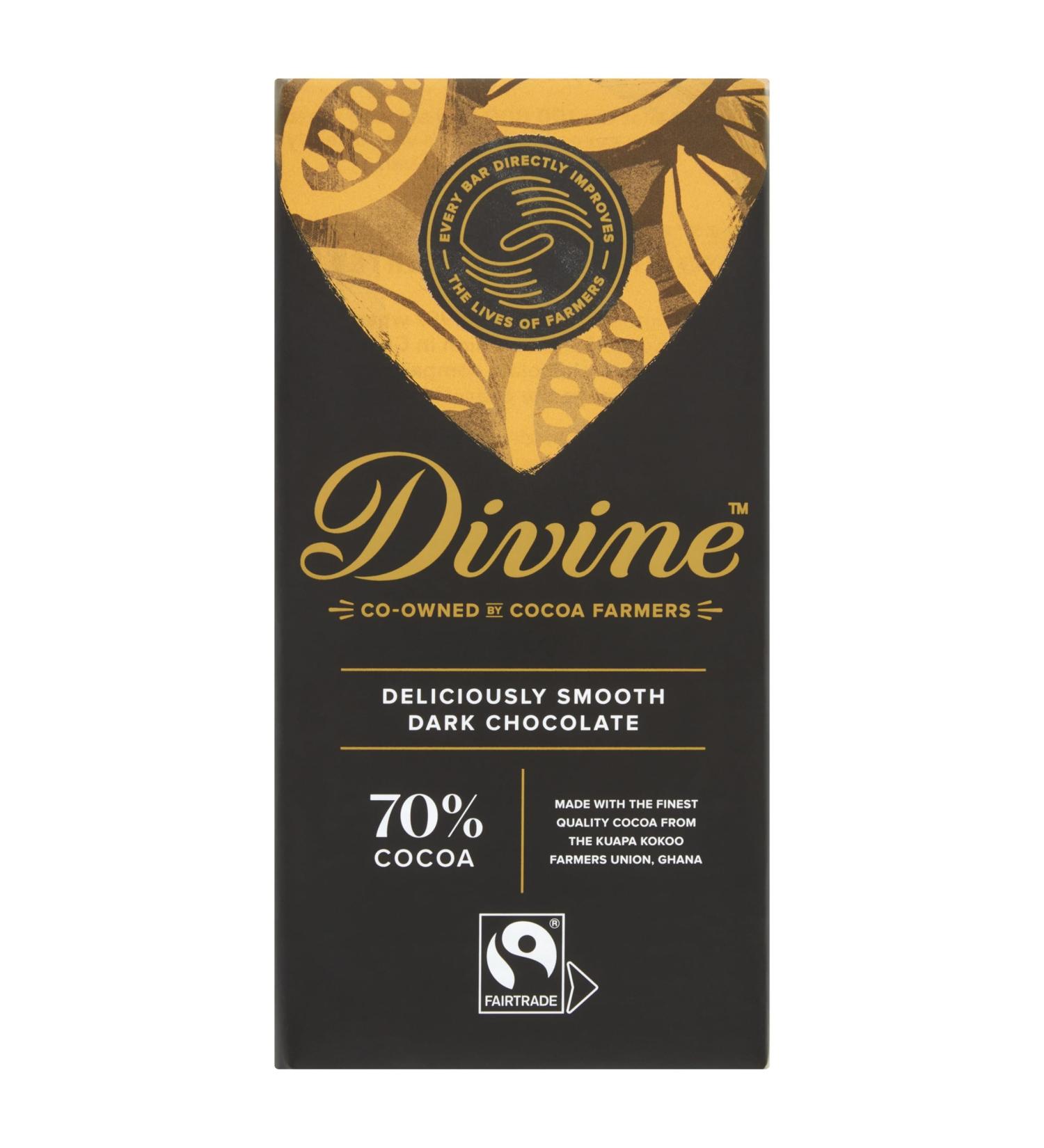 Divine 70% Dark Chocolate 90 g