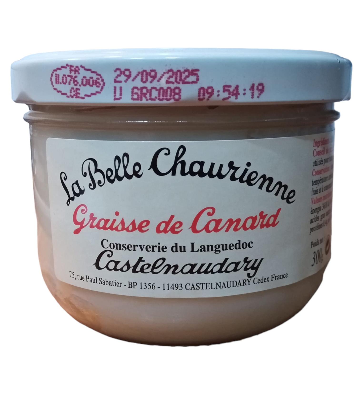 La Belle Chaurienne Duck Fat (300g) - Premium Quality Cooking Fat - Buy Online on GoSupps.com