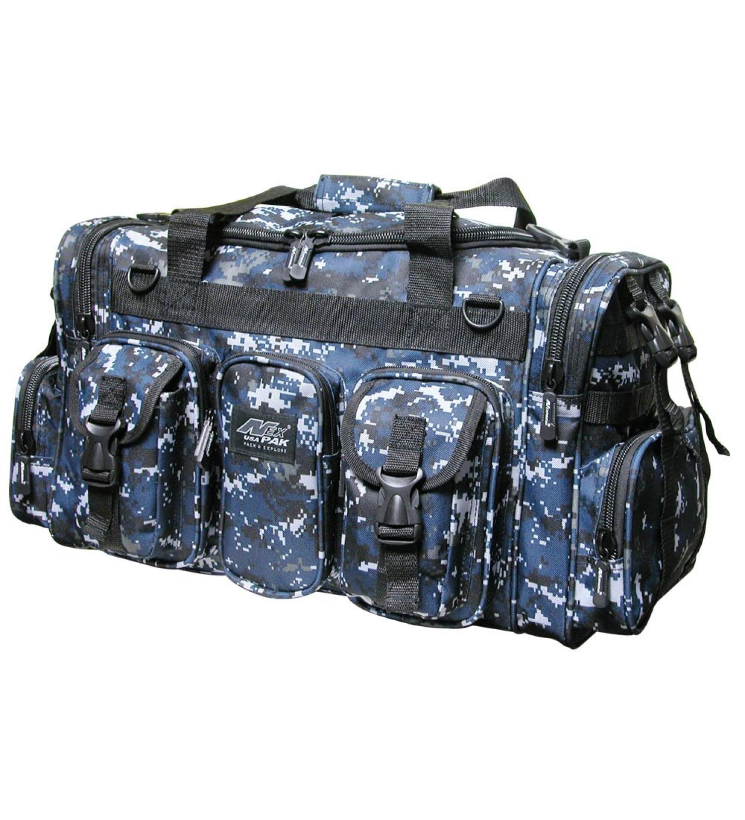 22" Tactical Duffle Military Molle Gear Shoulder Strap Range Bag TF122 ACU Camo Navy Digital Camo Navy 22" 22" 2600 cu. in.