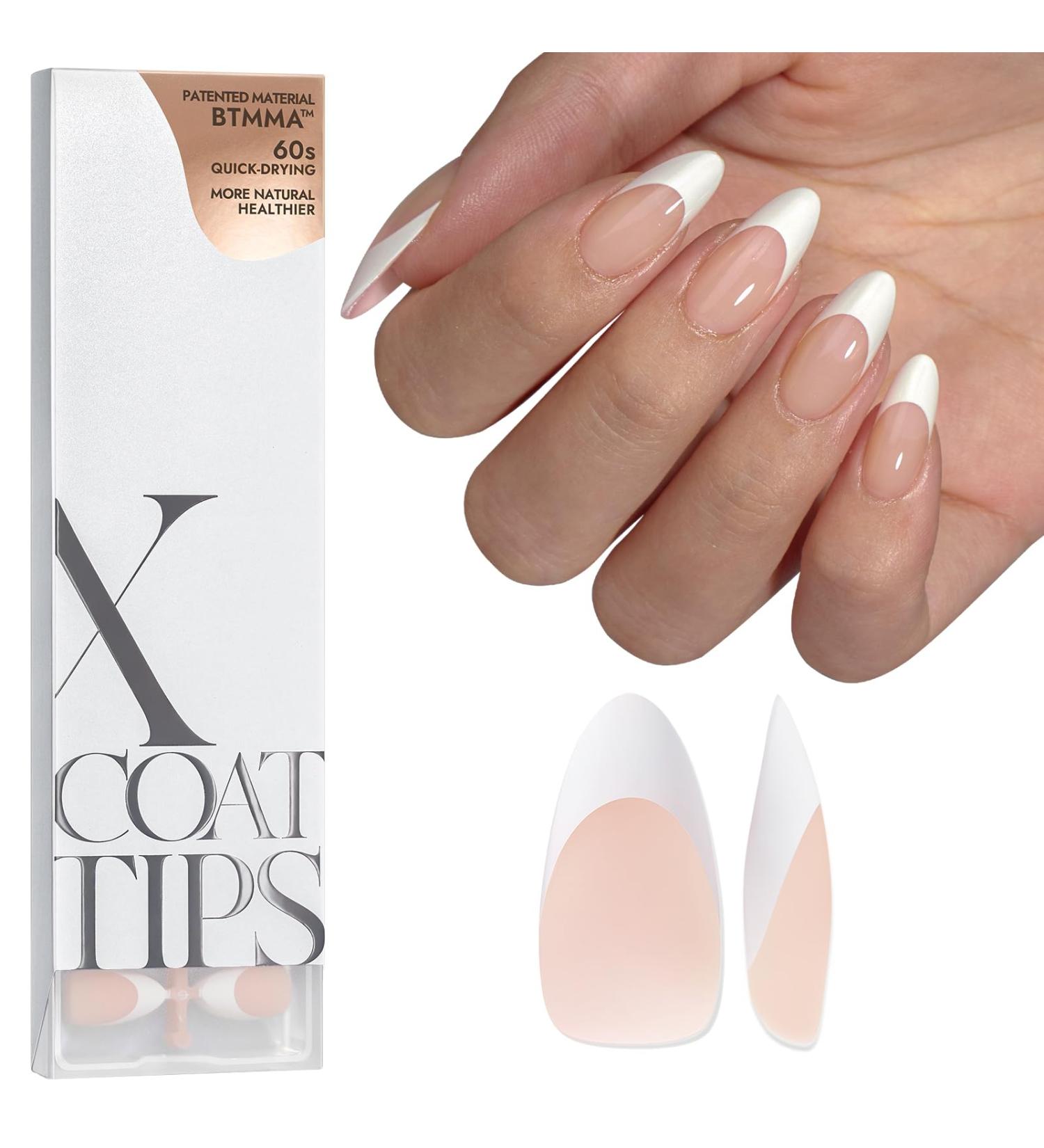 BARTBOX French Press On Nails | Almond Soft Gel Nail Tips | No Filing Needed | Nude 1ml | Medium Beige - Shop Internationally! - Buy Online on GoSupps.com