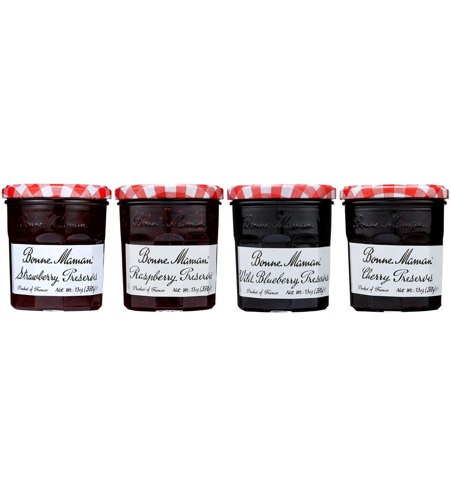Bonne Maman Fruit Preserves Variety Pack - 13 oz (Pack of 4) - Buy Online on GoSupps.com