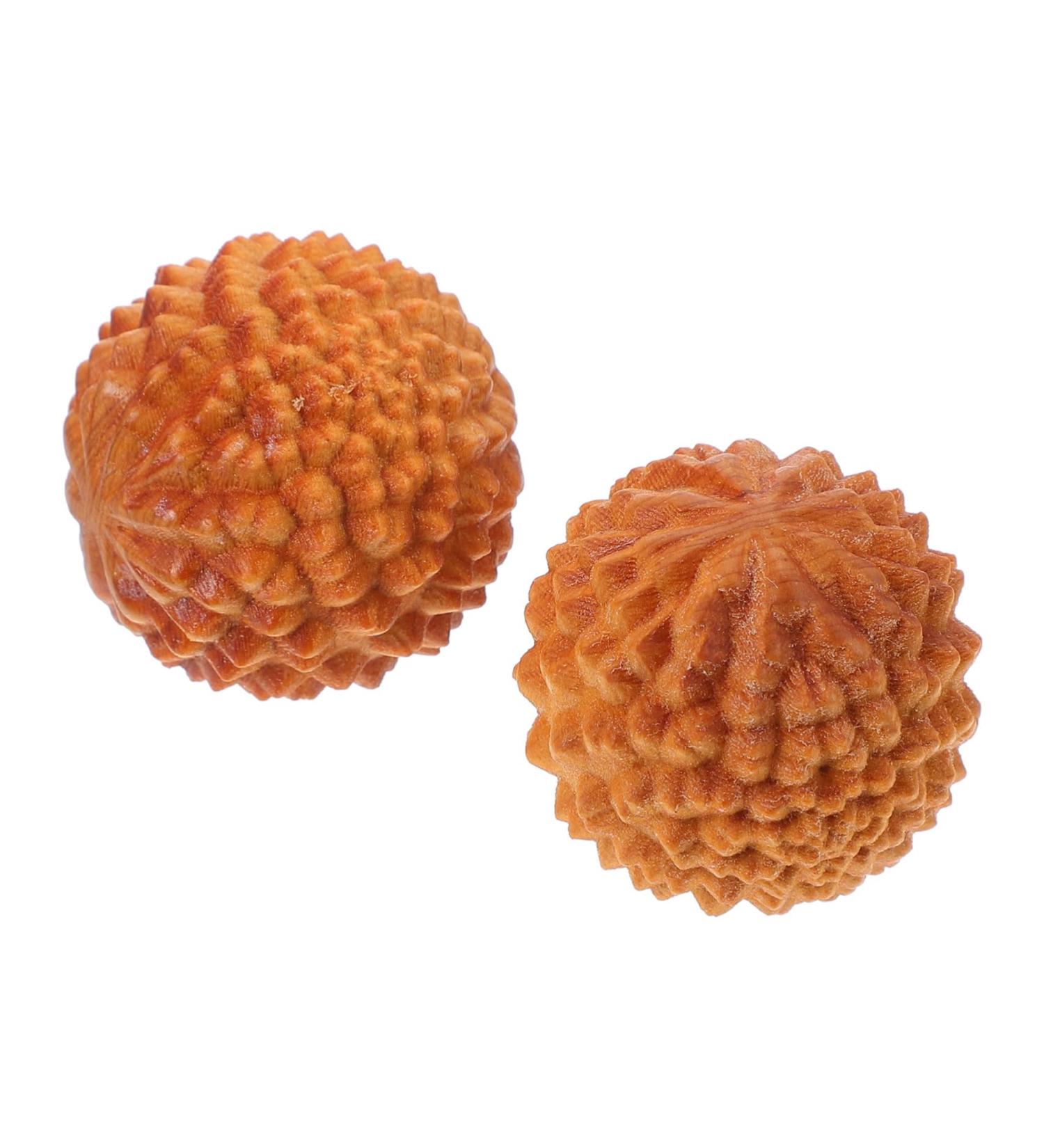 Clispeed 2ST Wooden Massage Globe | Yoga & Meditation Massage Tool | Hand Massager & Durian Gym Accessory - Buy Online on GoSupps.com