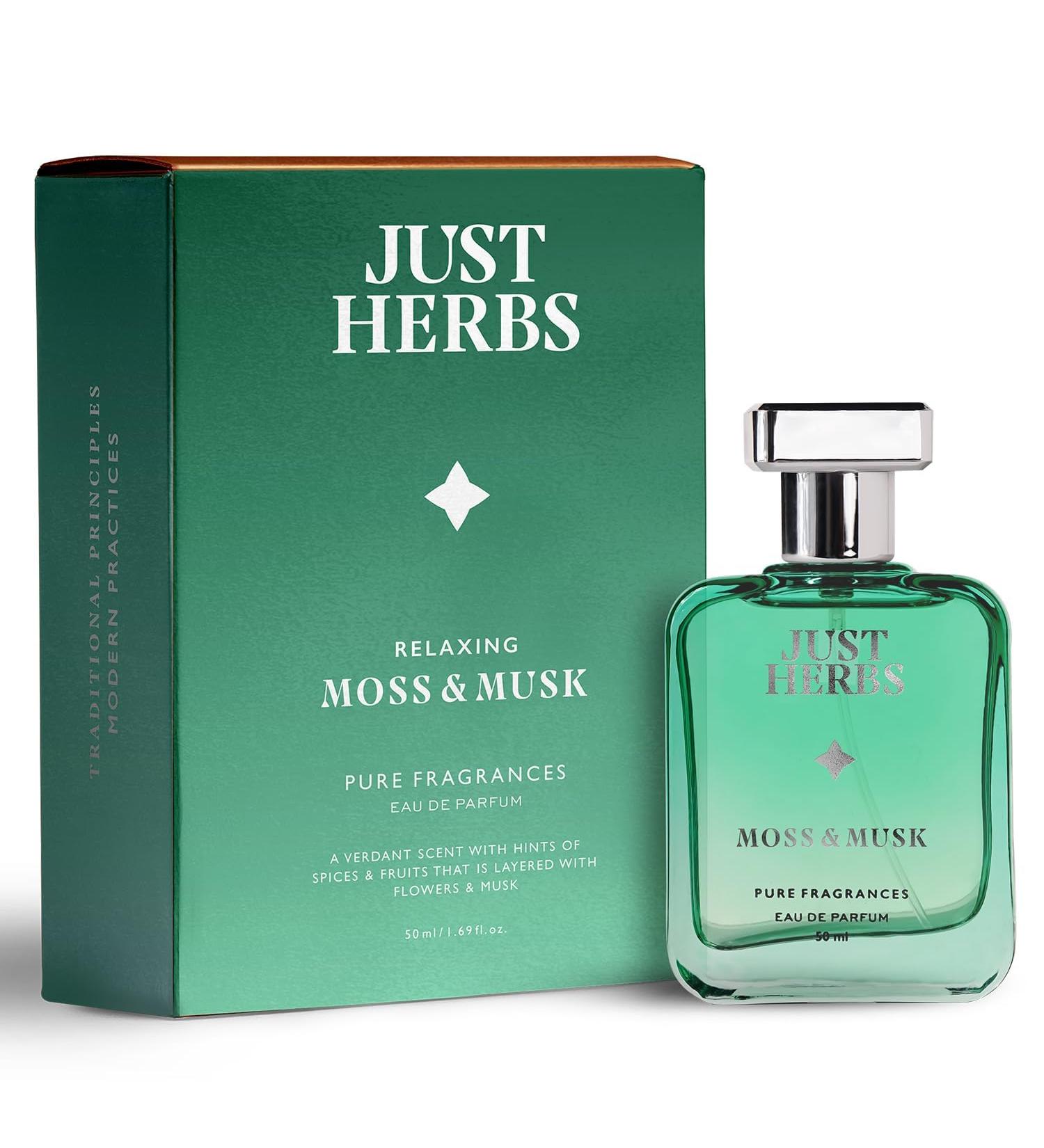 CREATION KRIVA Just Herbs Relaxing Moss & Musk EDP Perfume for Men Long Lasting Fragrance - 50 ml - Buy Online on GoSupps.com