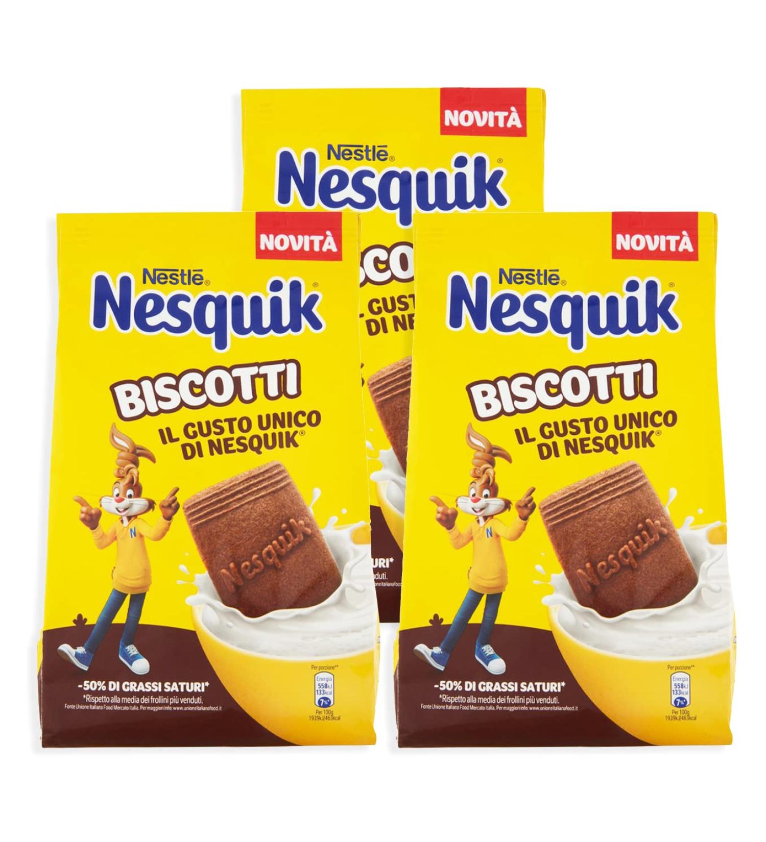  CAIYA 3X Nestle Nesquik Cocoa and Fresh Milk Biscuits Maxi Pack 300g - New for 2023 3 Packs  - Buy Online on GoSupps.com