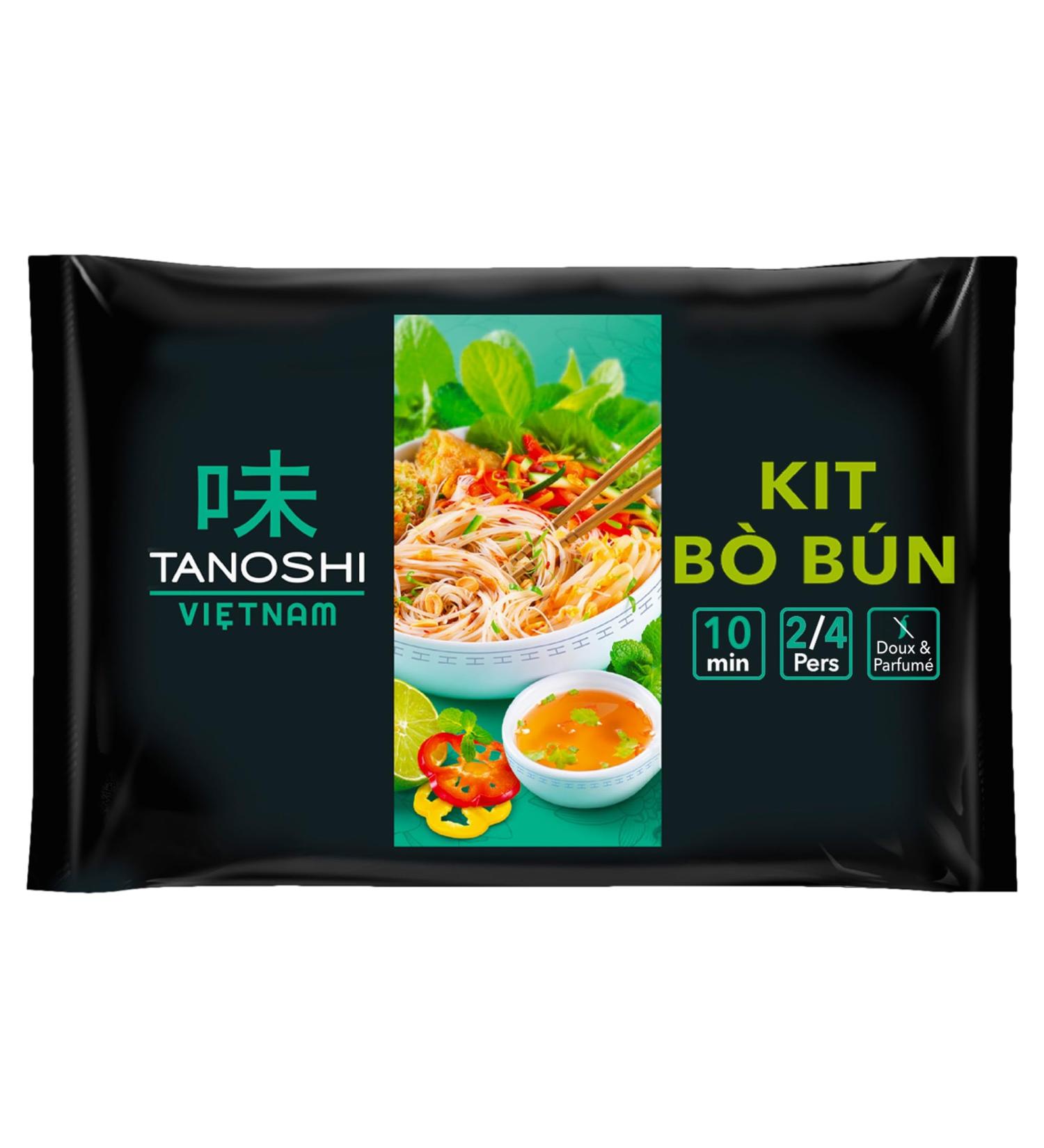 TANOSHI VIETNAM - Kit B B n Tanoshi - Savourez La Fra cheur et le Parfum d une Salade Ti de de Vermicelles de Riz Germes de Soja avec Cacahu tes - Pr t en 10 Minutes ! Kit Bo Bun - Buy Online on GoSupps.com