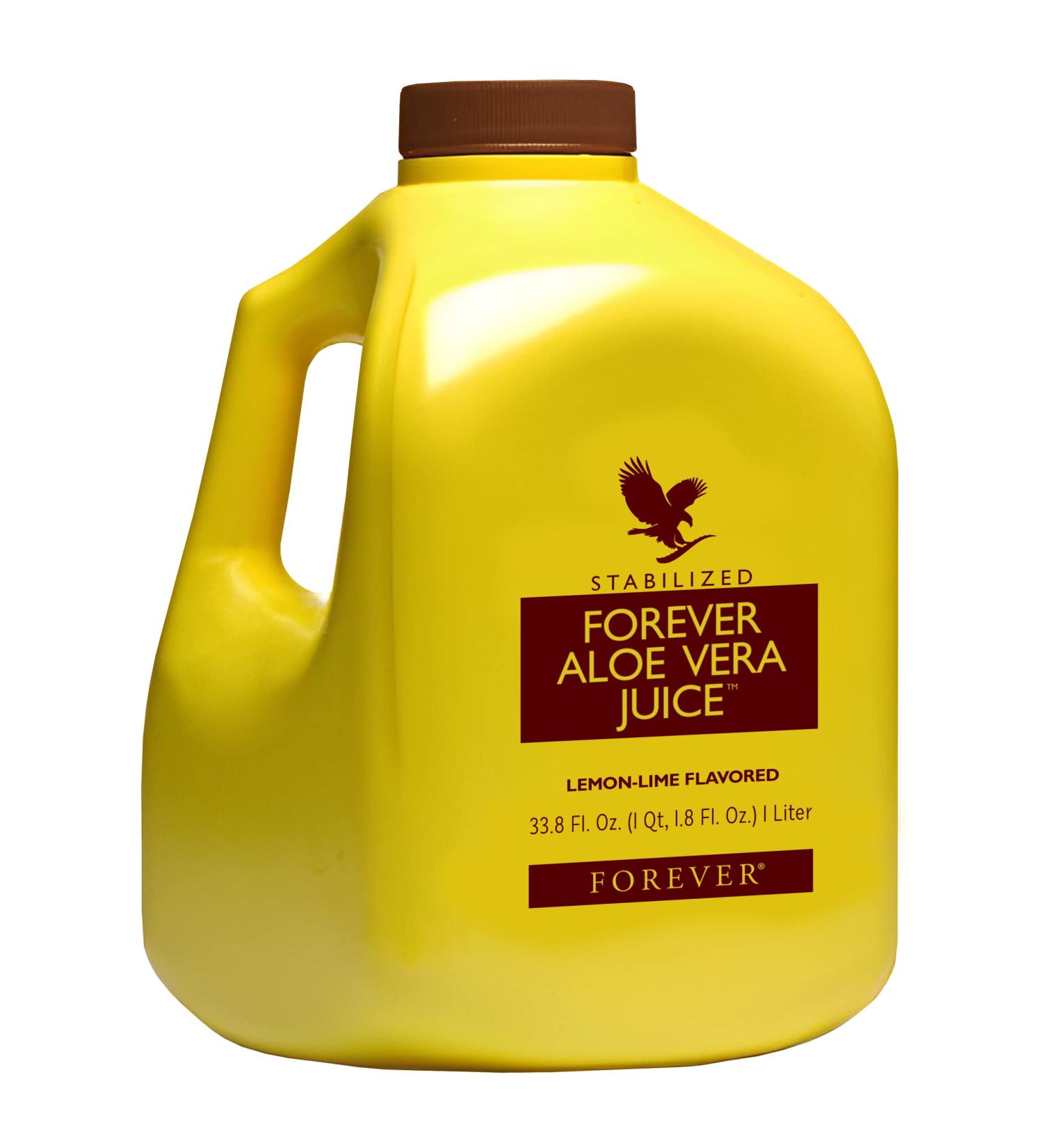 1 Liter Forever Living Lemon-Lime Flavored Aloe Vera Juice | Pure Aloe Vera Plant Extract | 33.8 Fl Oz (Pack of 1) - Buy Online on GoSupps.com