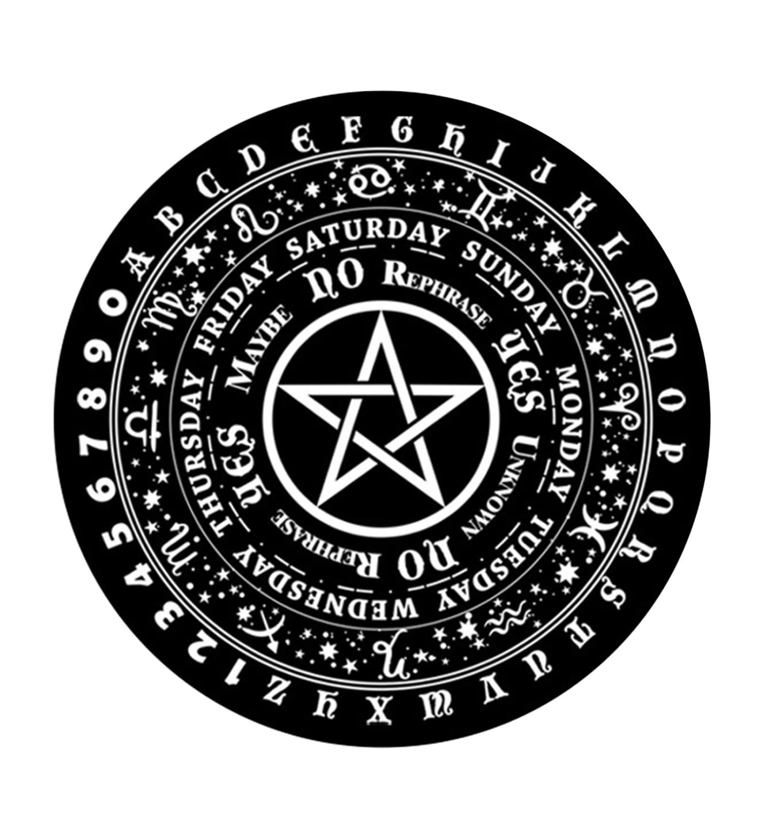Shop Kshsaa Pendulum Board for Fortune Telling | Metaphysical Ouija Board & Witch Pendulum Mat | Wicca Supplies for Teens & Adults | Discover Paranormal Secrets - Buy Online on GoSupps.com