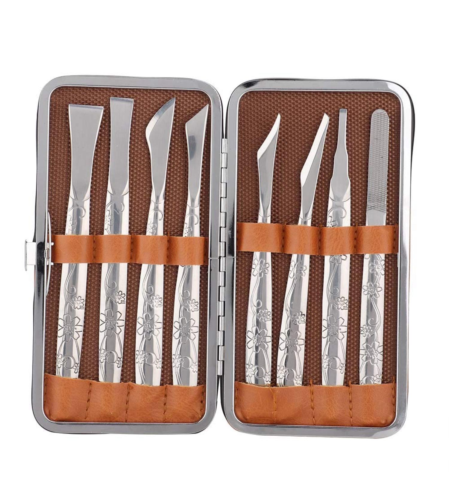 Watris Veiyi 8PCS Foot Shaver Pedicure Tool Set | Stainless Steel Callus Remover & Foot Care Kit for Men & Women - Buy Online on GoSupps.com