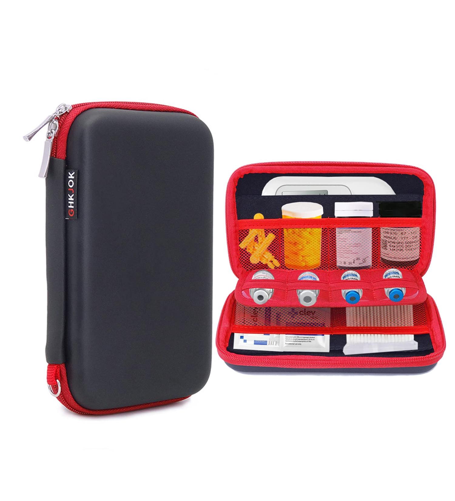 Cecety Eva Hard Shell Diabetes Case - Travel Organizer for Diabetic Supplies - Buy Online on GoSupps.com