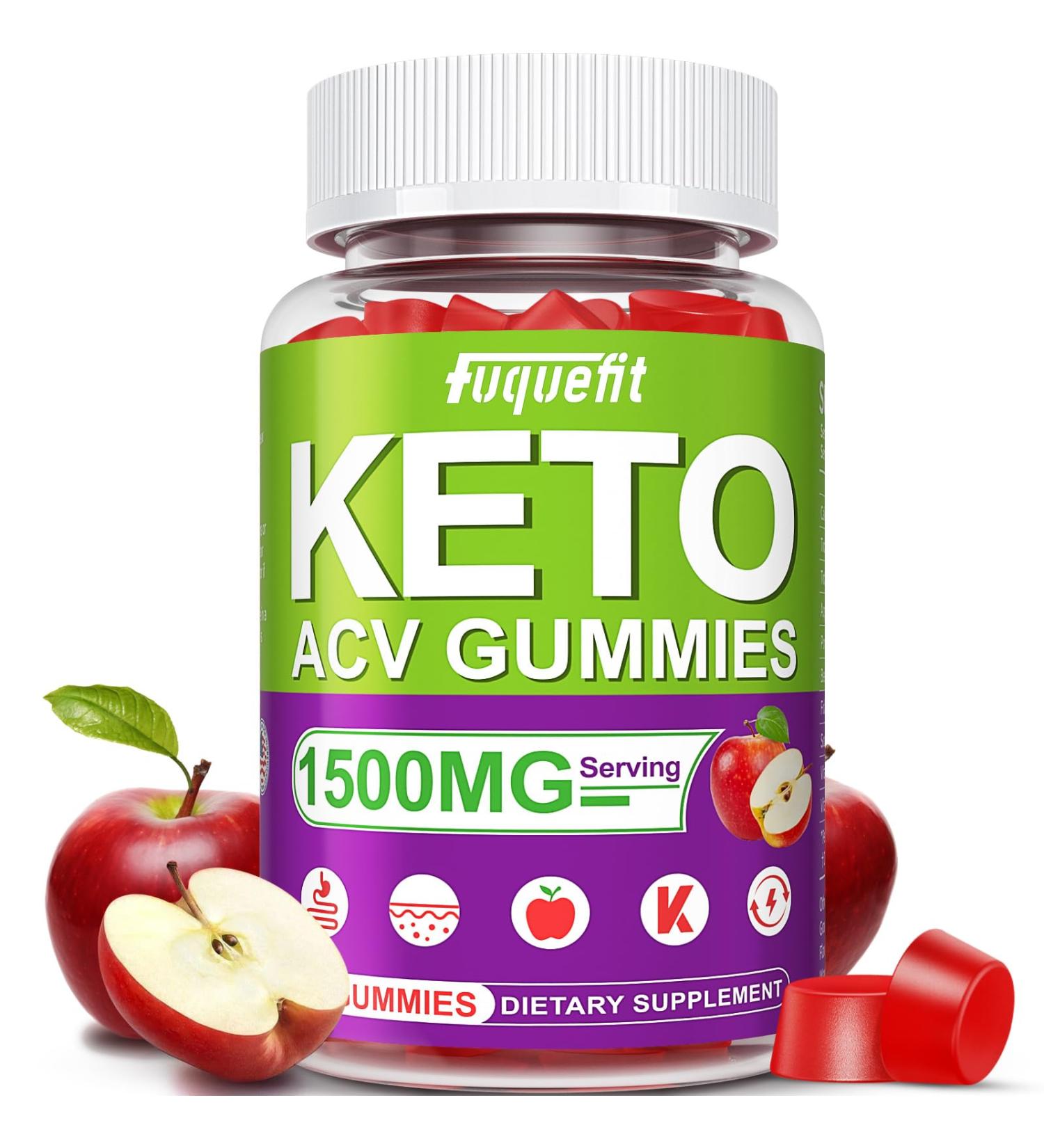 Keto ACV Gummies - Advanced Formula with B12 & Pomegranate | Vegan & Non-GMO | 60 Count - Buy Online on GoSupps.com