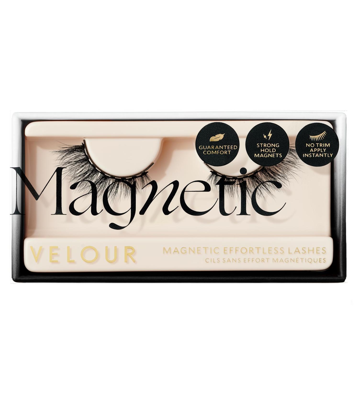 Velour Magnetic Eyelashes - Luxurious & Reusable False Lashes (Opposites Attract) | Vegan All Eye Shapes Wear Up to 30x - Buy Online on GoSupps.com