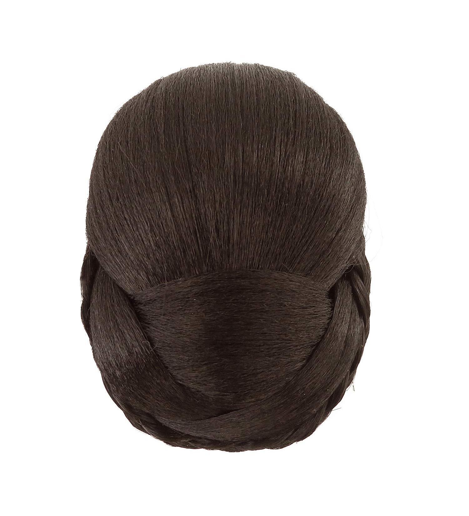 Remehi Synthetic Braided Updo Hairstyles | Dark Brown Chignon Hair Extensions for Perfect Updos - Buy Online on GoSupps.com