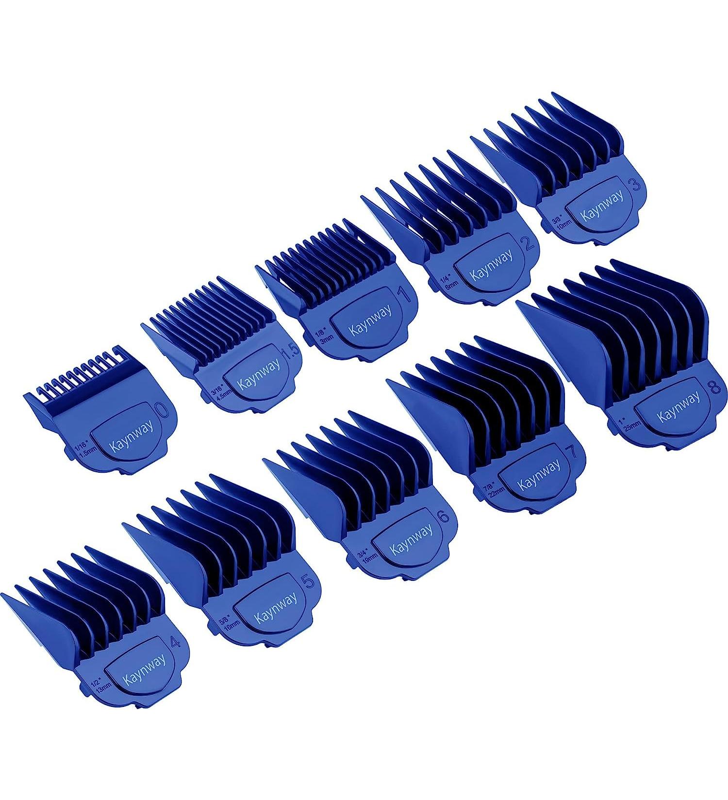 10PCS Andis Magnetic Clipper Guards - Professional Upgrade Comb Guides Set for Andis Master Clipper (Blue) - Buy Online on GoSupps.com