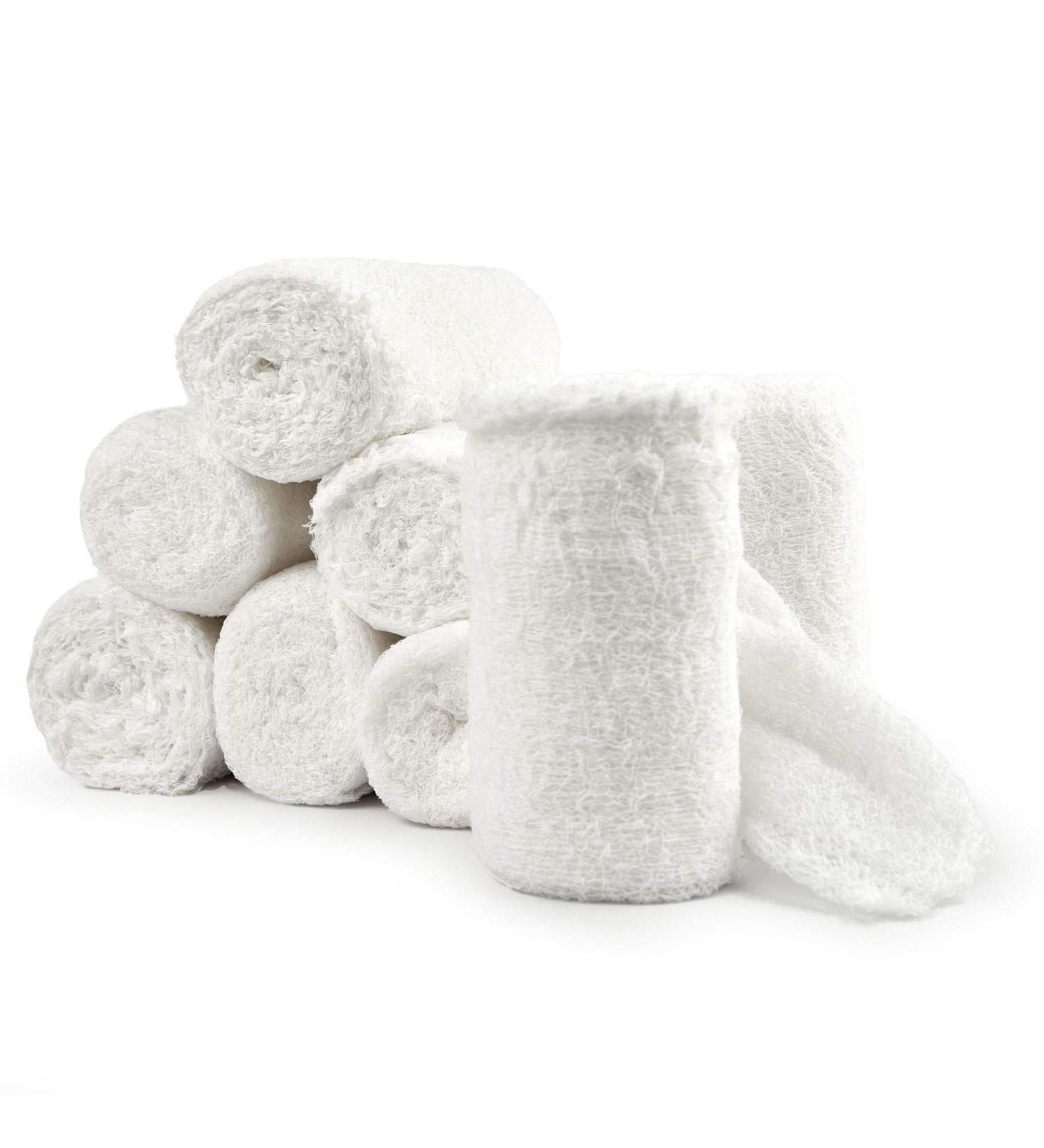 8 Pack Sterile Gauze Stretch Bandage Roll 4 x 4 Yards, 6-Ply Ideal for Wound Care, Easy-to-Use Cotton Hand Wrap for Ankles & Knees - Add to First Aid Supplies - Buy Online on GoSupps.com