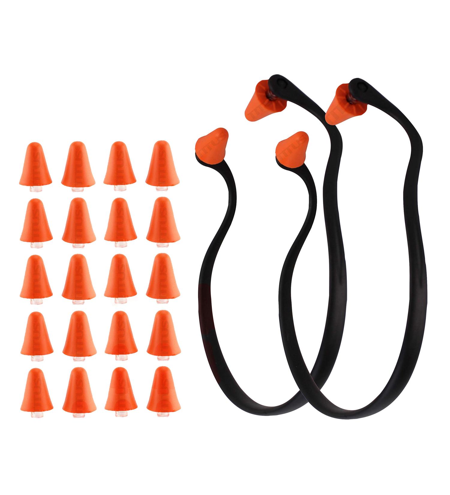 Titus U-Band Over Ear Reusable Banded Ear Plugs - 25dB, 2 Bands, 20 Replacement Plugs - Buy Online on GoSupps.com