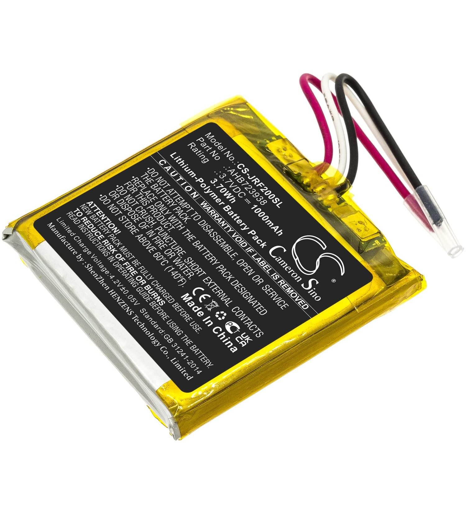 Tingen 1000mAh Battery Replacement for Solemate HFS200 AHB723938 (3.7V) - High-Quality Long-lasting Power Solutions for Your Device - Buy Online on GoSupps.com