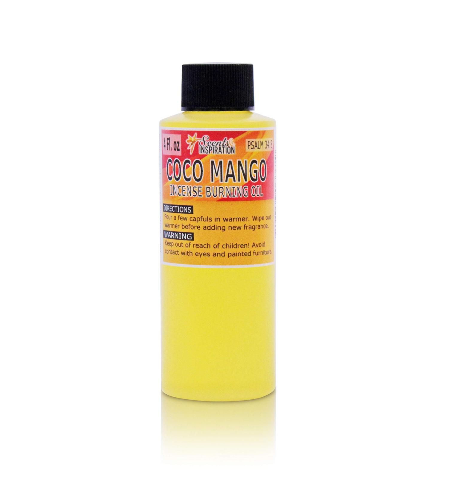 Scents & Inspiration Home Burning Oil Fragrance (Coco Mango, 4oz) Coco Mango 4 Ounce