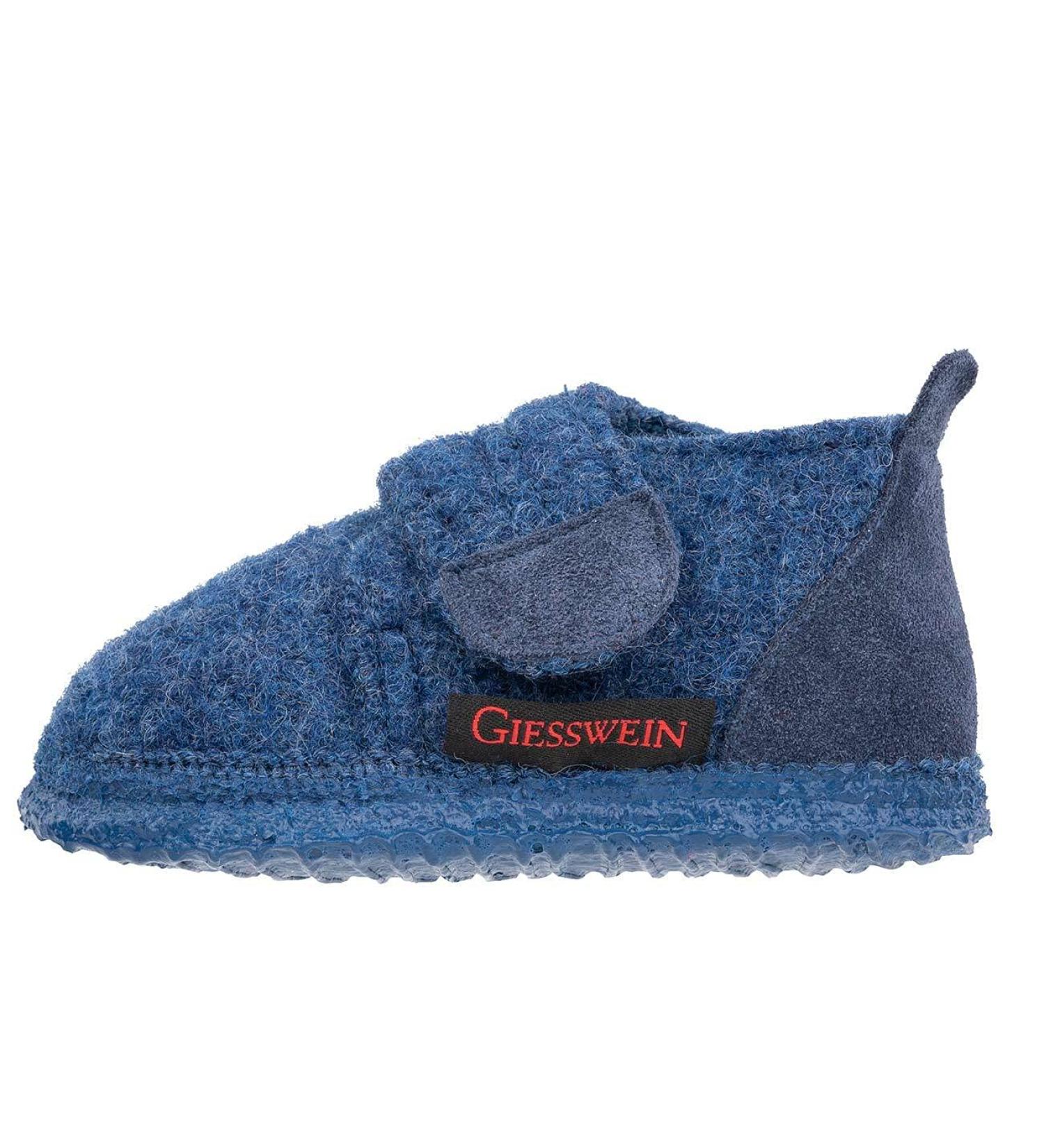 Giesswein Baby Unterstaufen Slippers - Blue Jeans, Size 2 UK Child - Buy Online on GoSupps.com